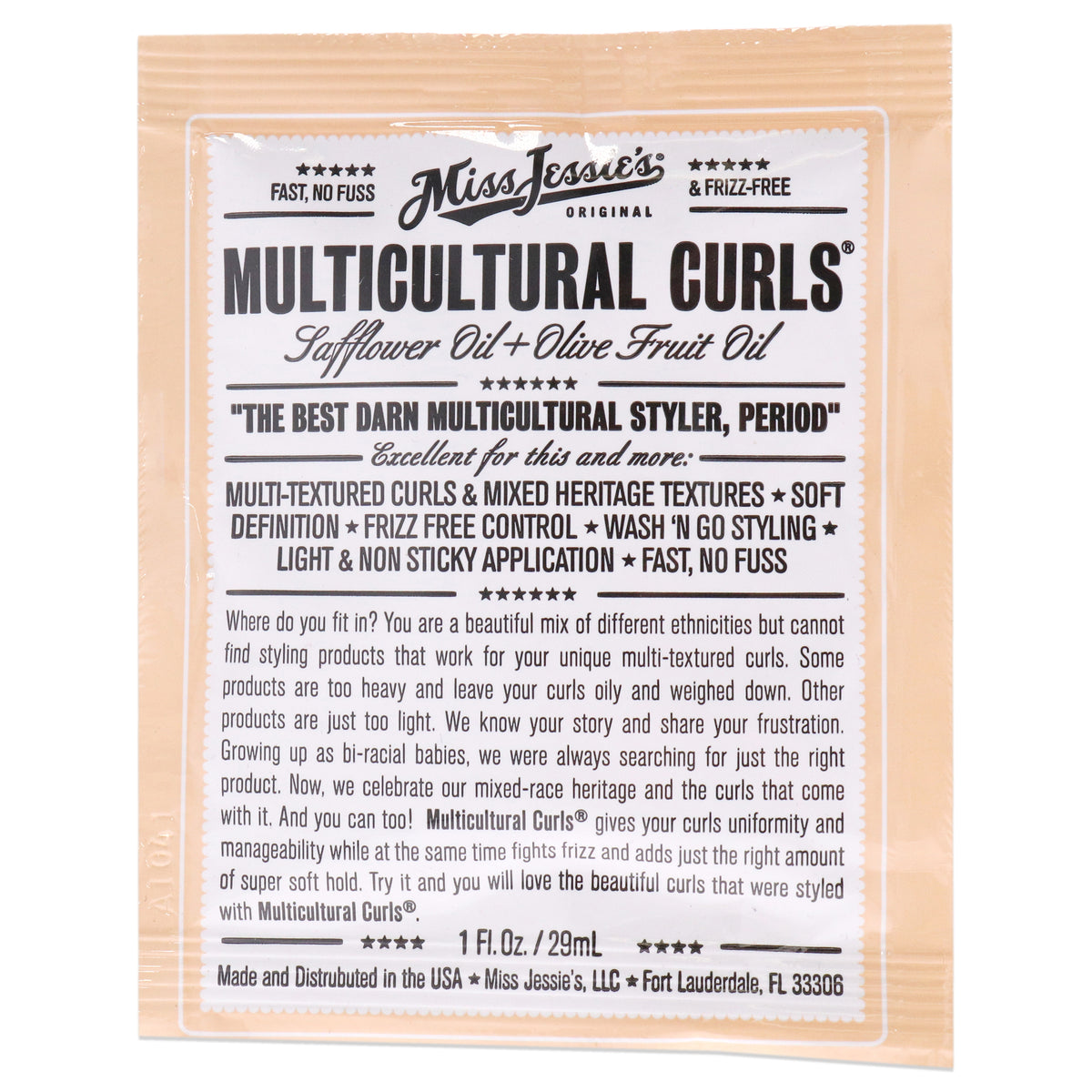 Multi Cultural Curls by Miss Jessies for Unisex  1 oz Cream