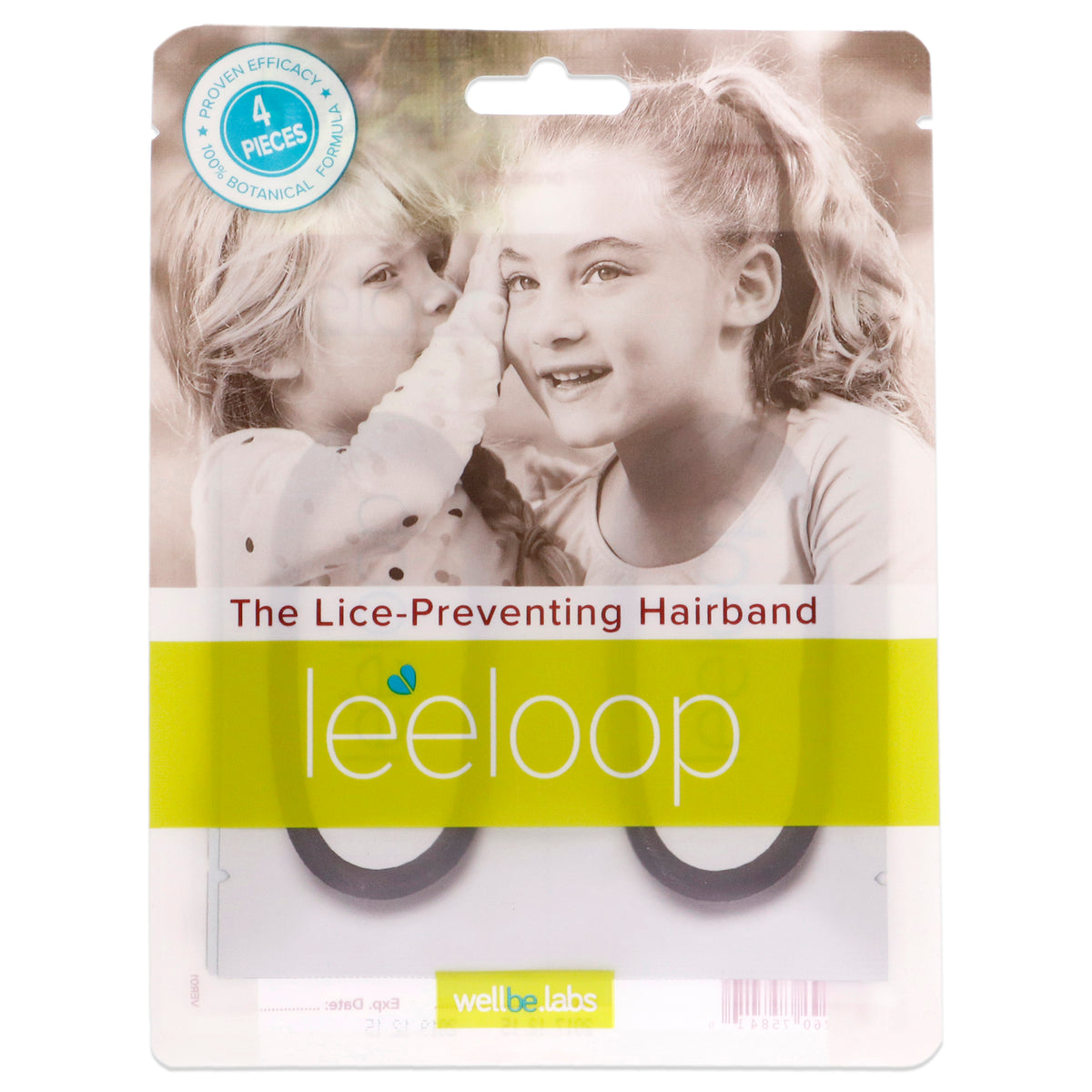 The LicePreventing Hairband by Leeloop for Women  4 Pc Hair Tie