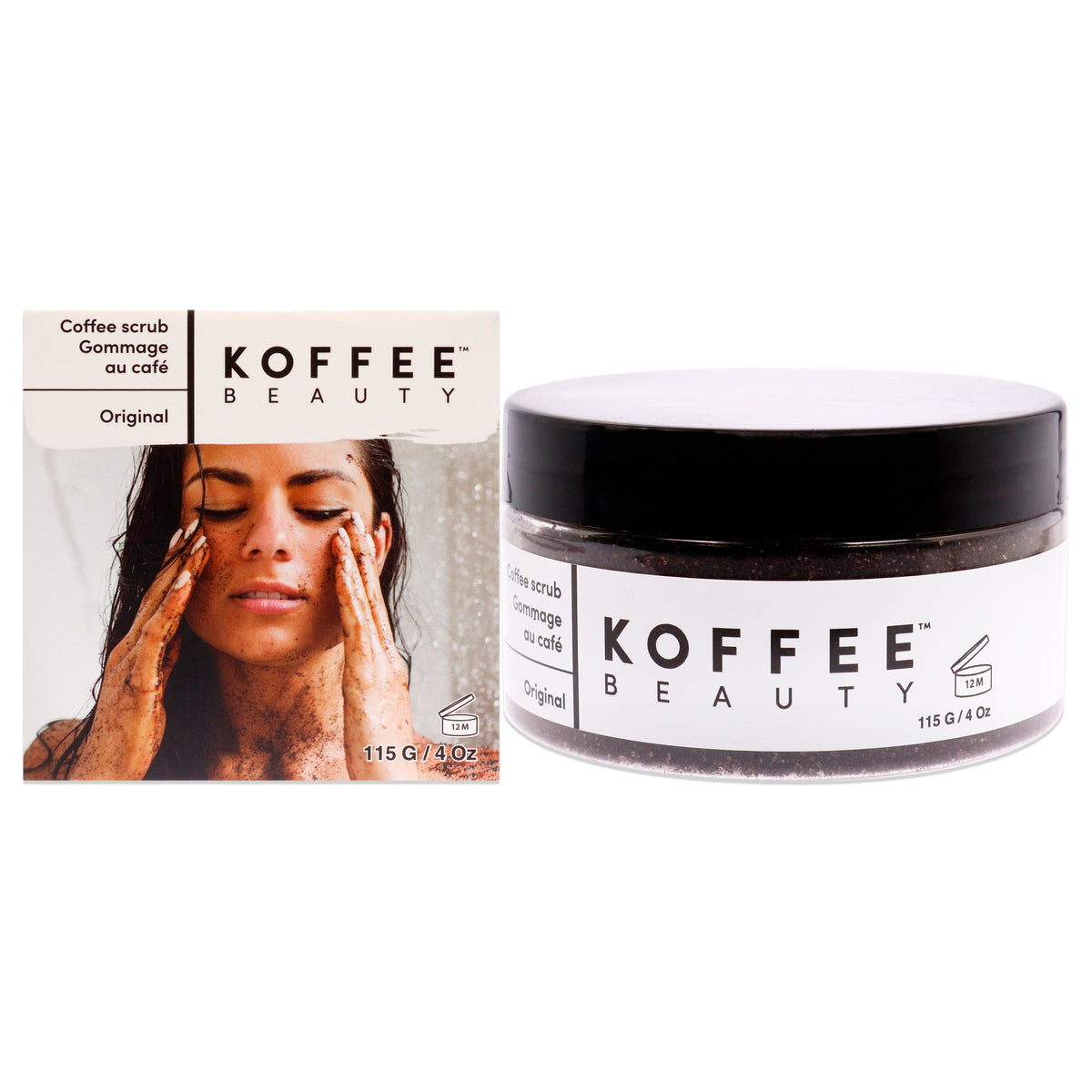 Coffee Scrub  Original by Koffee Beauty for Unisex  4 oz Scrub