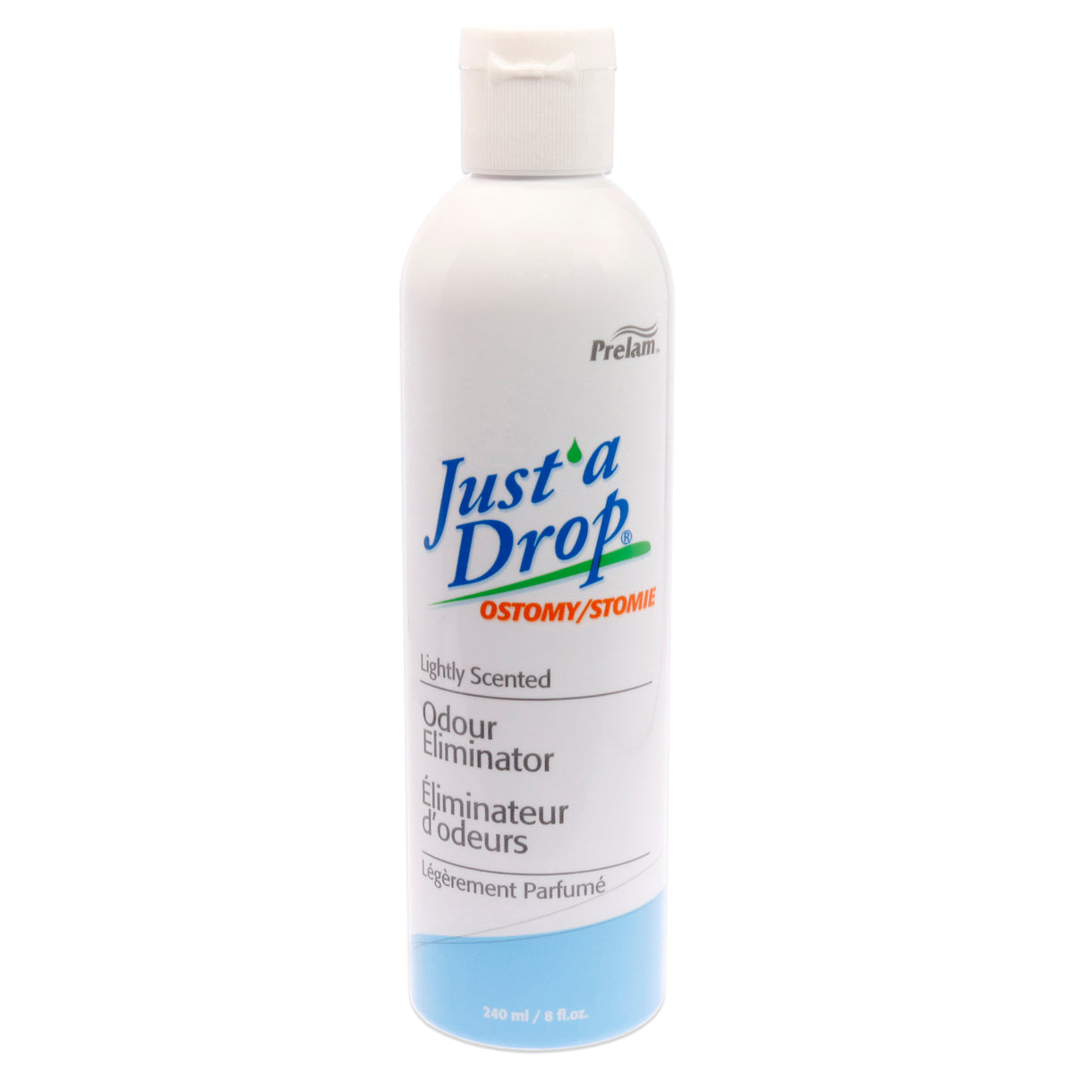 Just a Drop Ostomy Odor Eliminator  Lightly Scented by Prelam for Unisex  8 oz Drops