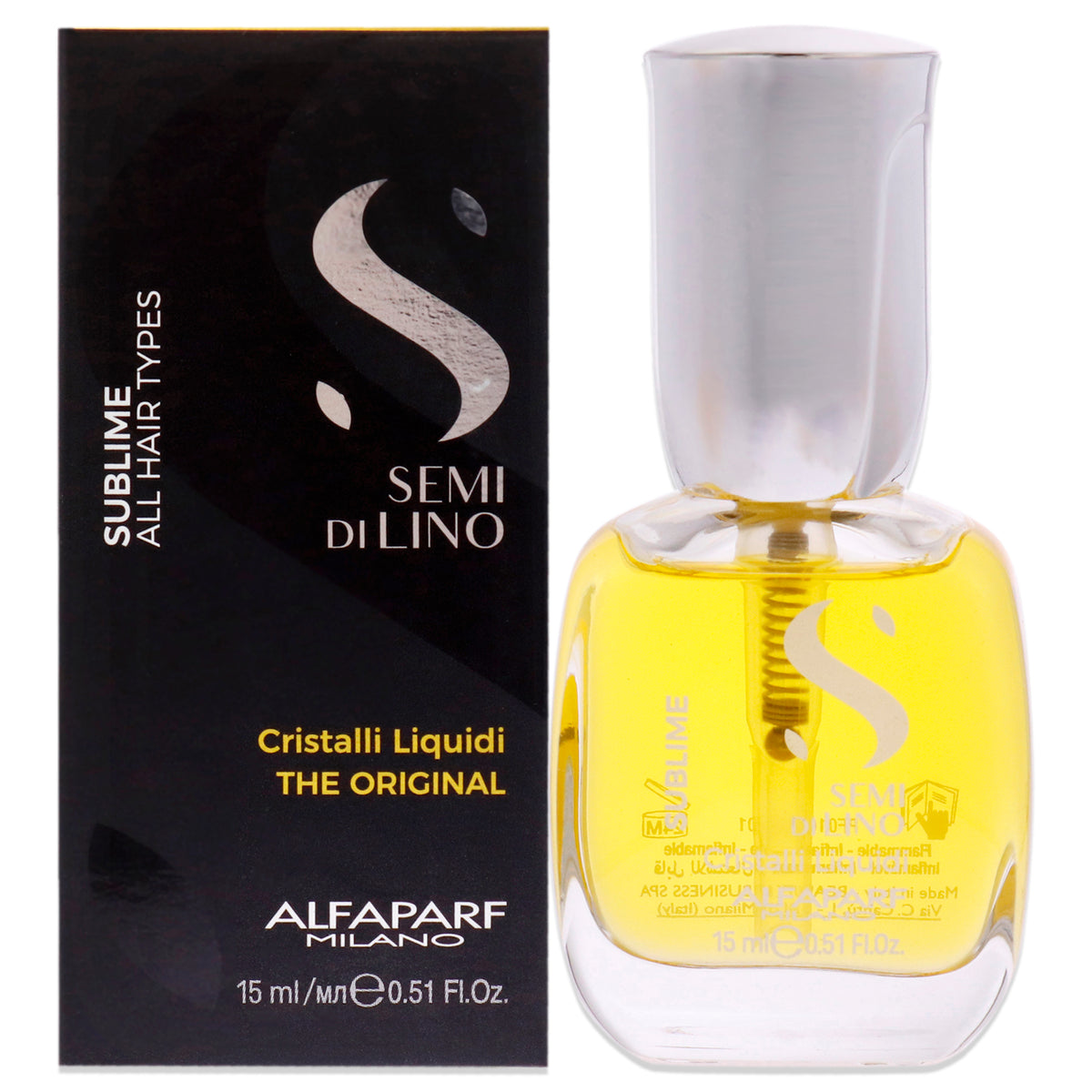 Sublime Cristalli Liquidi The Original by Alfaparf Milano for Unisex  051 oz Serum