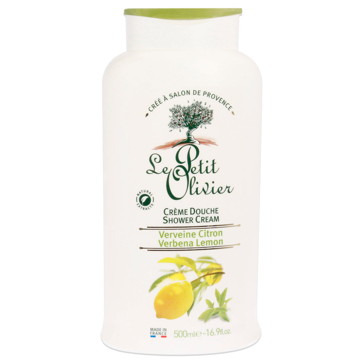 Shower Cream  Verbena Lemon by Le Petit Olivier for Women  169 oz Shower Cream