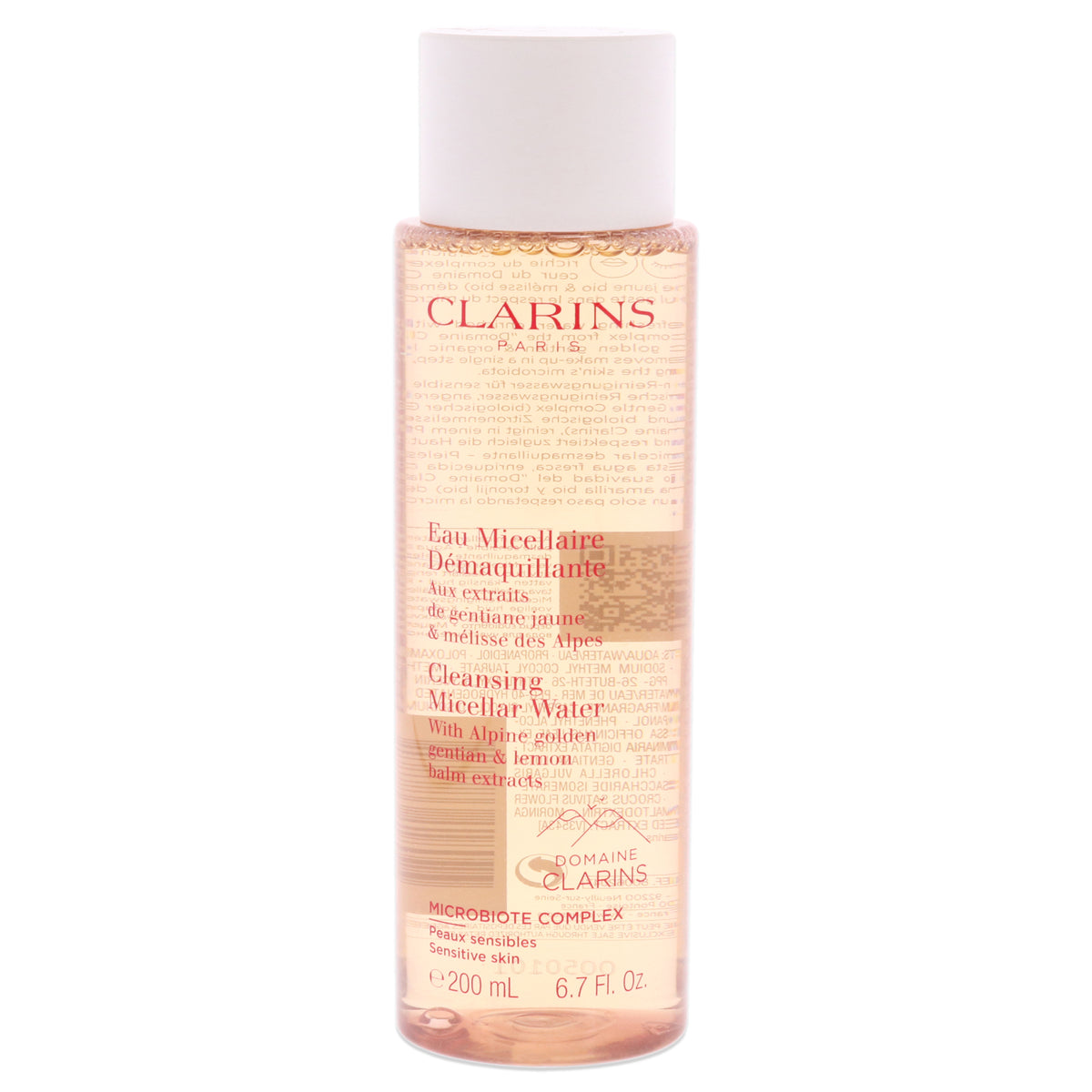 Cleansing Micellar Water by Clarins for Unisex  67 oz Cleanser