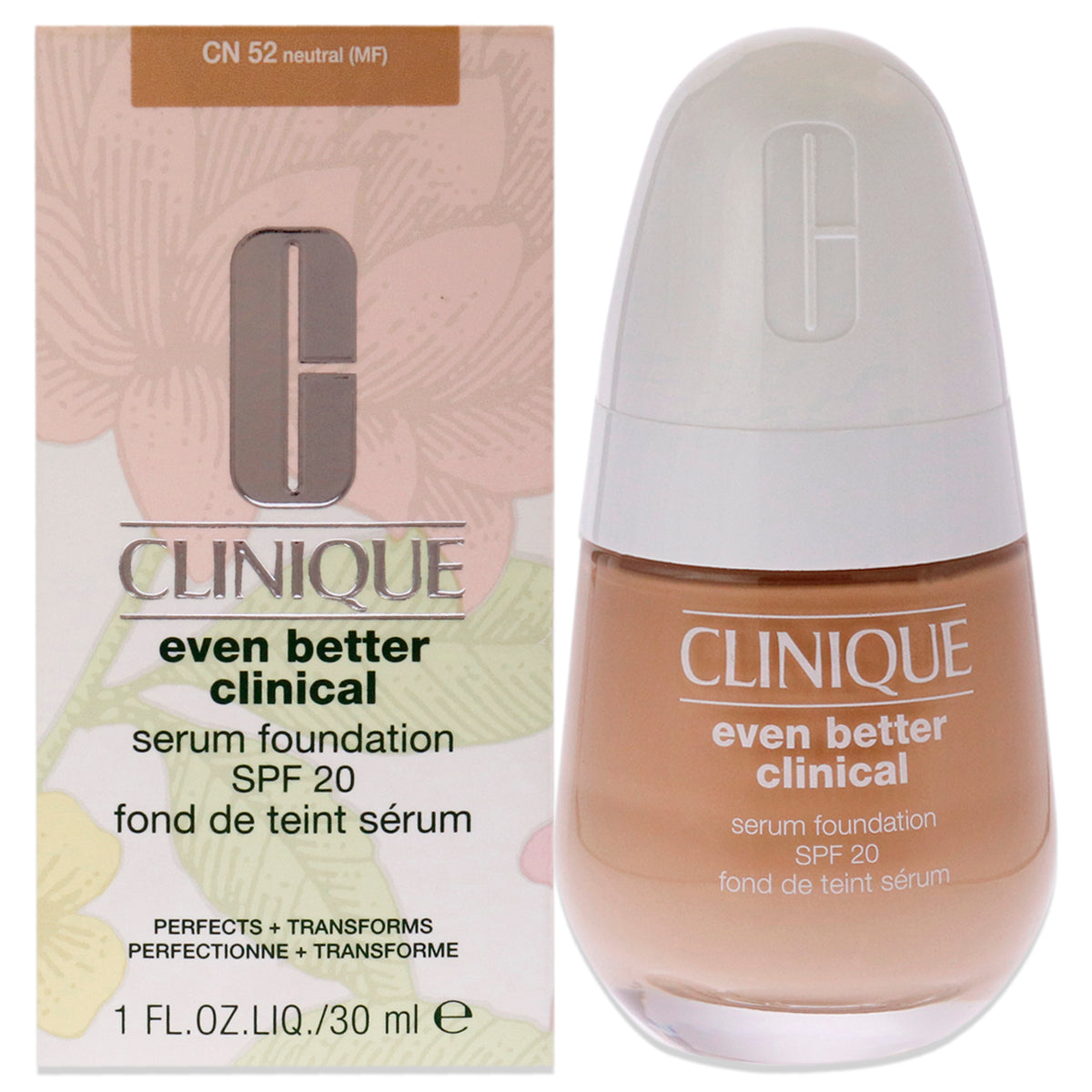 Even Better Clinical Serum Foundation SPF 20  CN 52 Neutral by Clinique for Women  1 oz Foundation