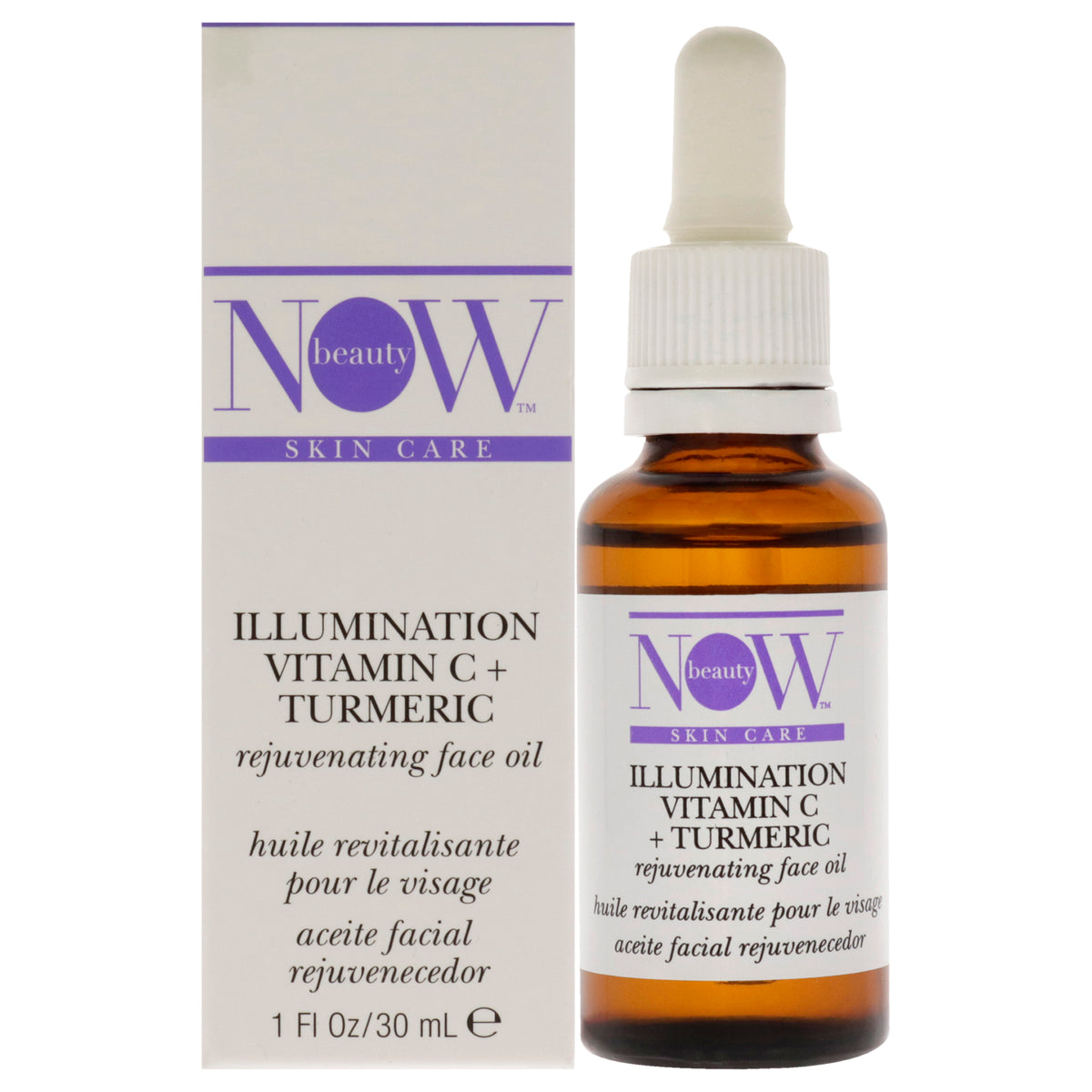 Illumination Vitamin C Plus Turmeric Rejuvenating Face Oil by NOW Beauty for Unisex  1 oz Oil