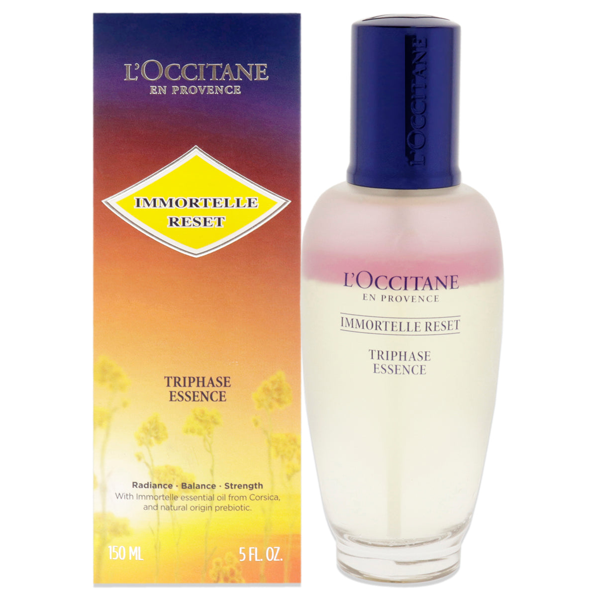 Immortelle Reset Triphase Essence by LOccitane for Women  5 oz Essence