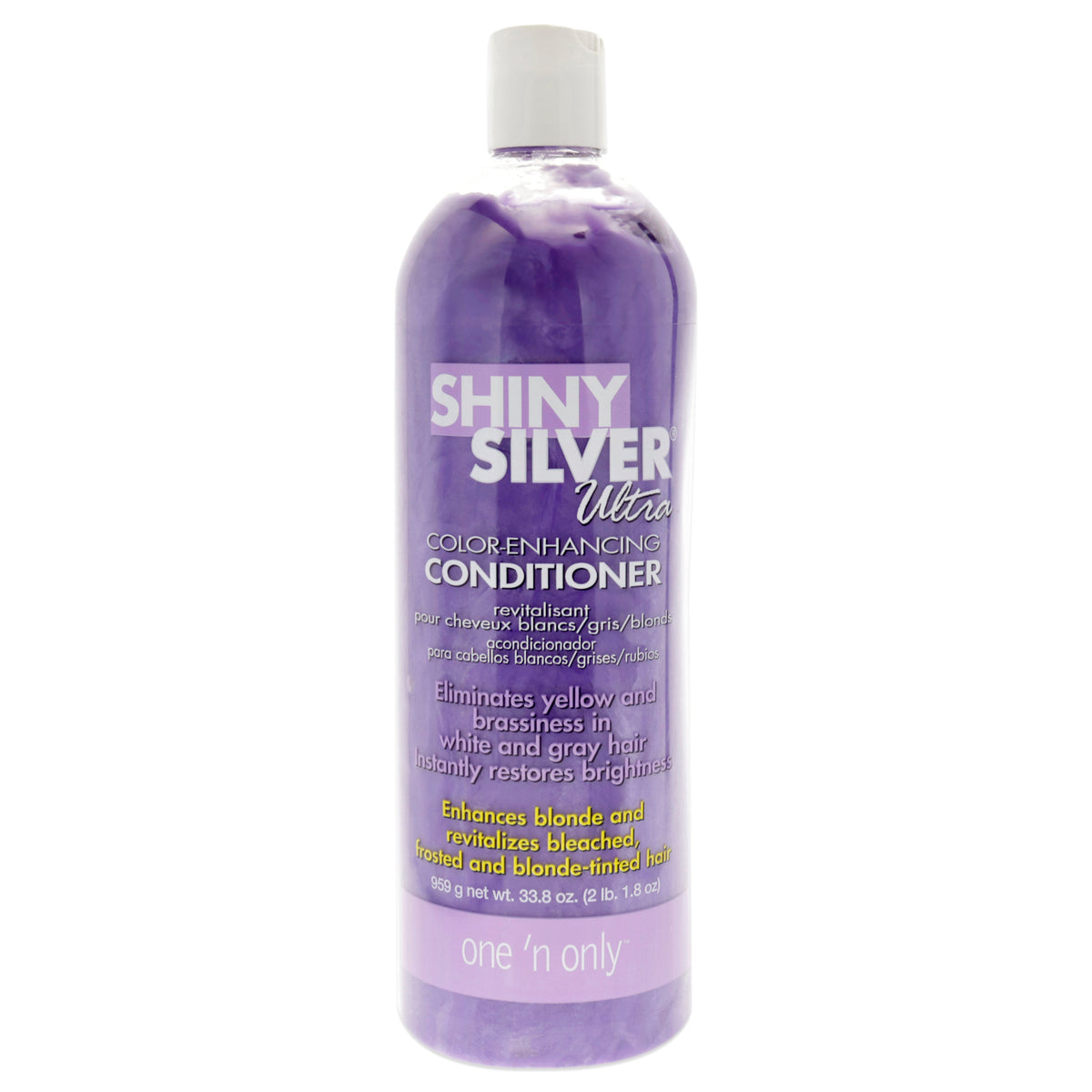 Shiny Silver Ultra Color Enhancing Conditioner by One n Only for Unisex  338 oz Conditioner