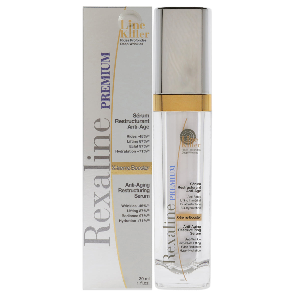 Line Killer XTreme Booster AntiAging Restructuring Serum by Rexaline for Unisex  1 oz Serum