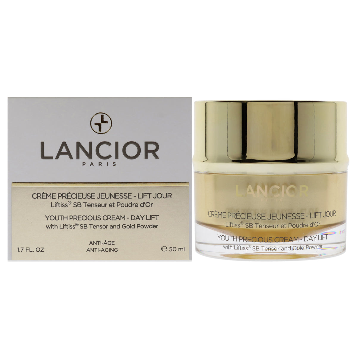 Youth Precious Cream  Day Lift by Lancior for Unisex  17 oz Cream