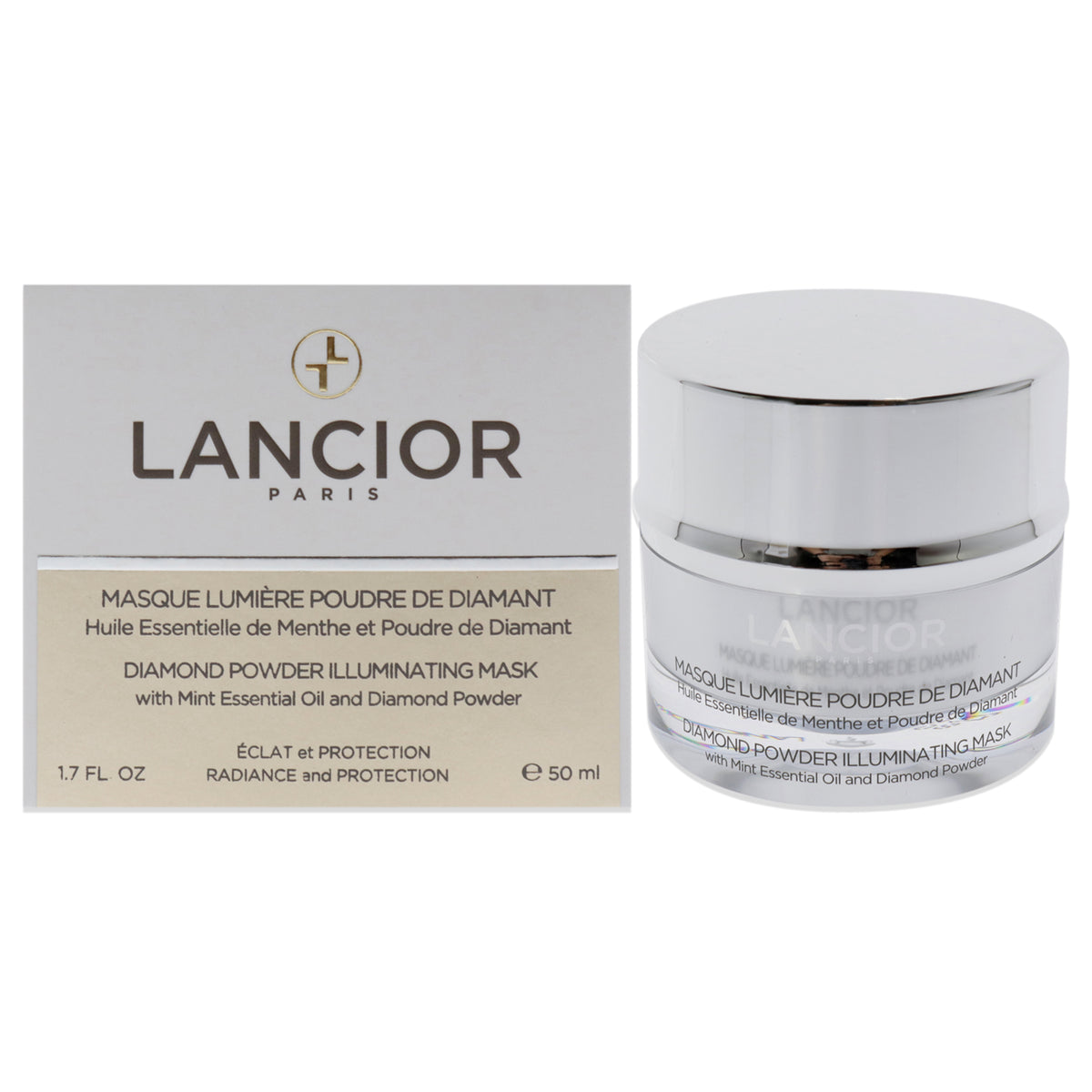 Diamond Powder Illuminating Mask by Lancior for Unisex  17 oz Mask