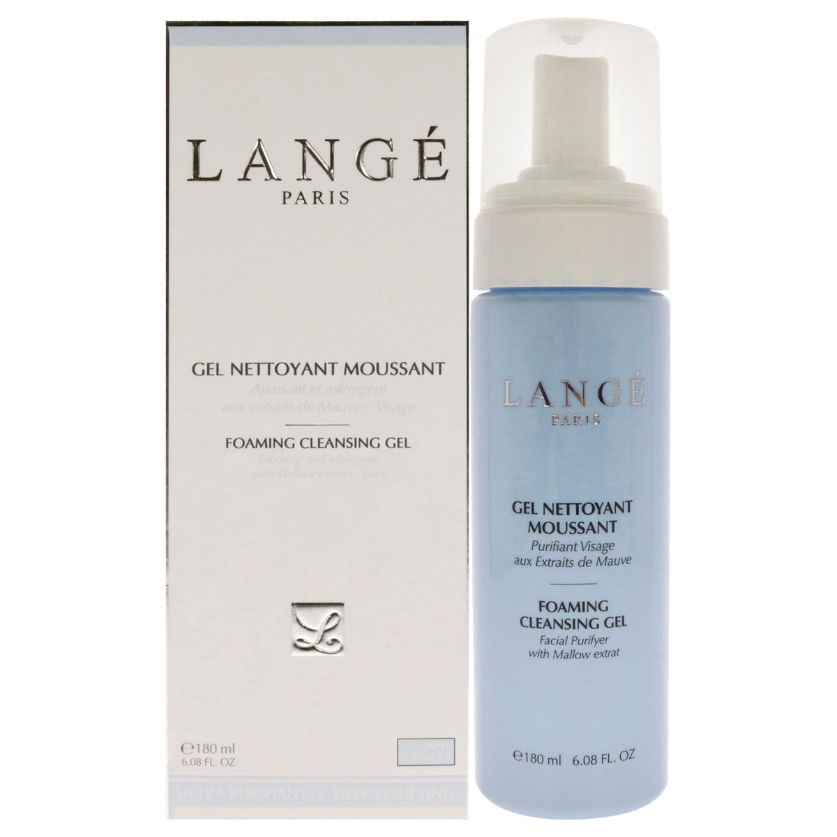 Foaming Cleansing Gel Deep Purifying by Lange for Unisex  608 oz Cleanser