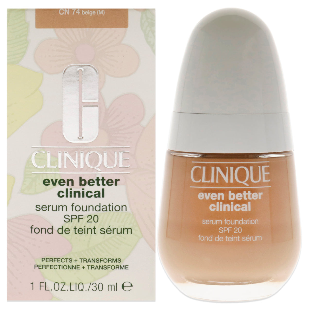 Even Better Clinical Serum Foundation SPF 20  CN 74 Beige by Clinique for Women  1 oz Foundation