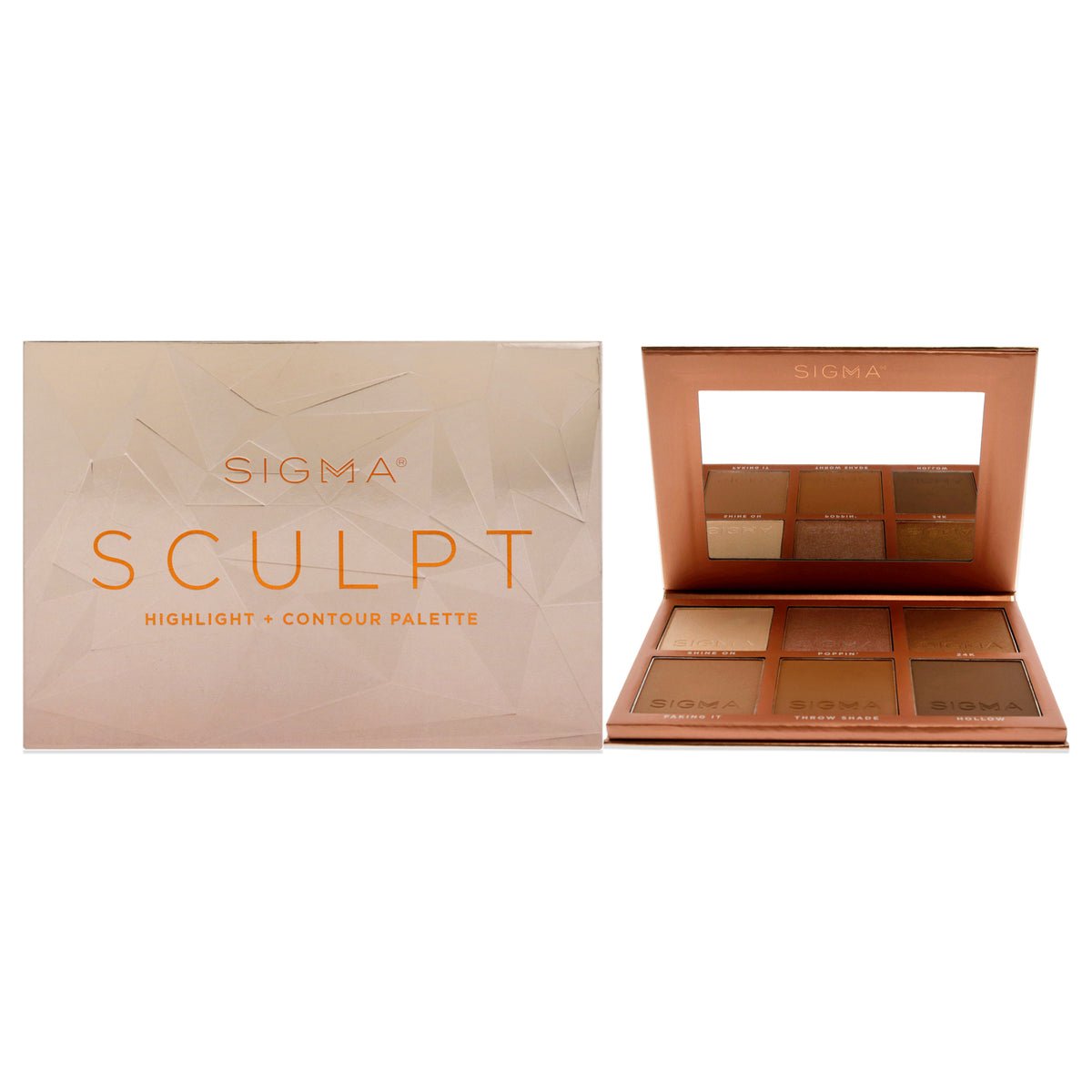 Sculpt Highlight Plus Contour Palette by SIGMA for Women  098 oz Makeup