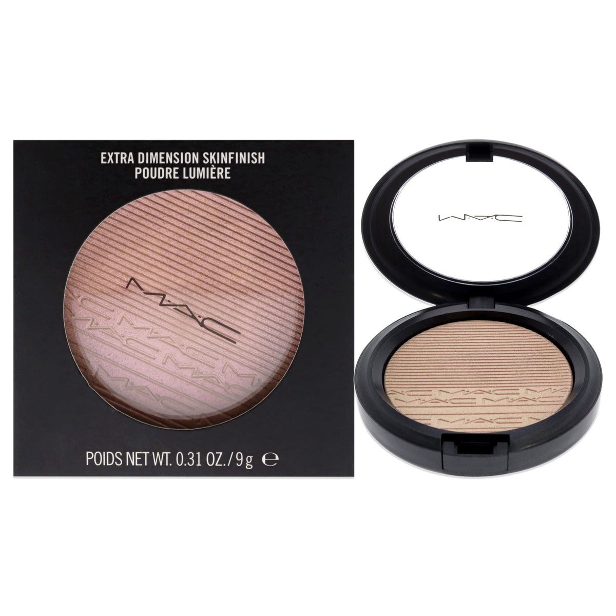 Extra Dimension Skinfinish Powder  Show Gold by MAC for Women  031 oz Highlighter