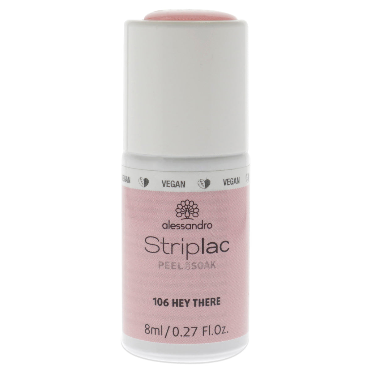 Striplac Peel or Soak  106 Hey There by Alessandro for Women  027 oz Nail Polish