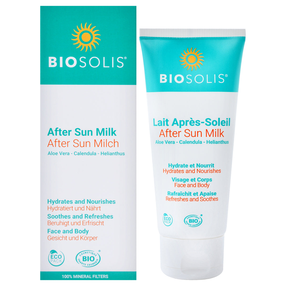 After Sun Milk by Biosolis for Unisex  34 oz Sunscreen