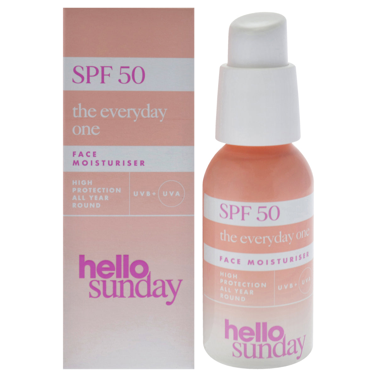 The Everyday One Face Moisturizer SPF 50 by Hello Sunday for Unisex  17 oz Moisturizer