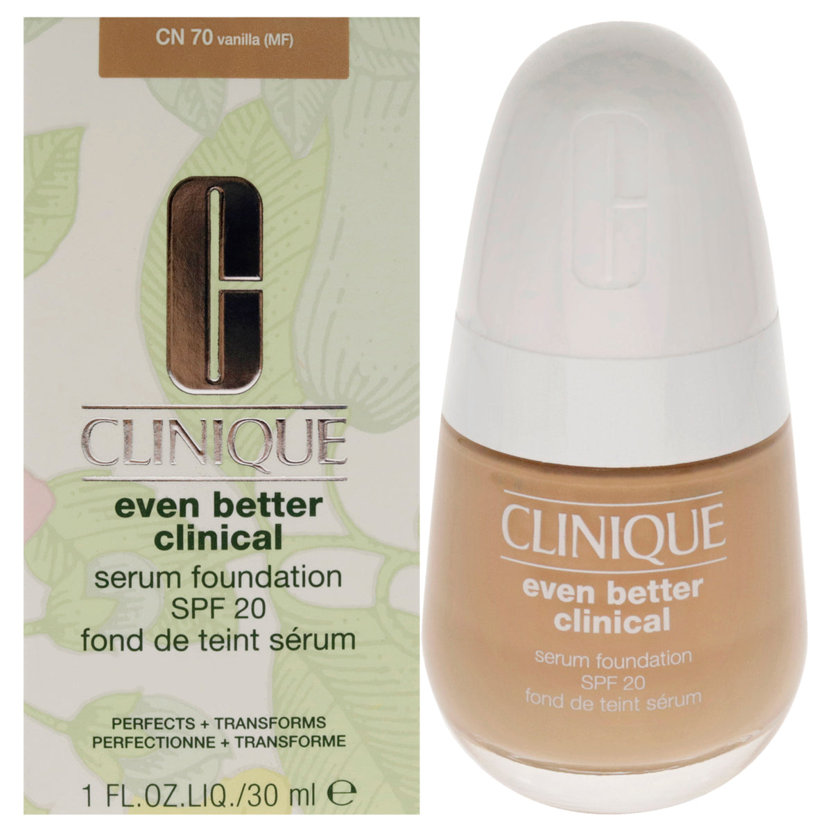 Even Better Clinical Serum Foundation SPF 20  CN 70 Vanilla by Clinique for Women  1 oz Foundation