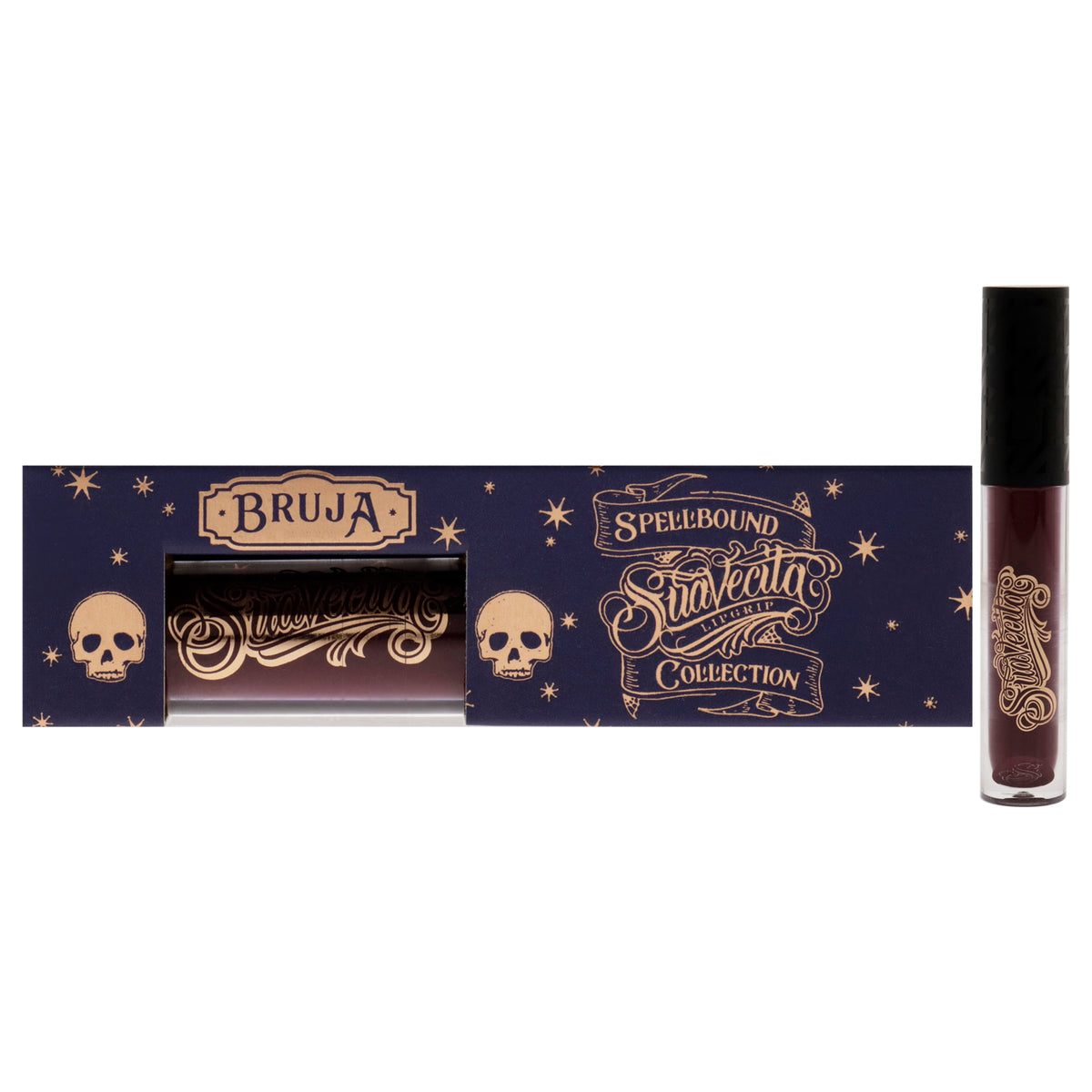 Lipgrip Matte Liquid Lipstick  Bruja by Suavecito for Women  0149 oz Lipstick