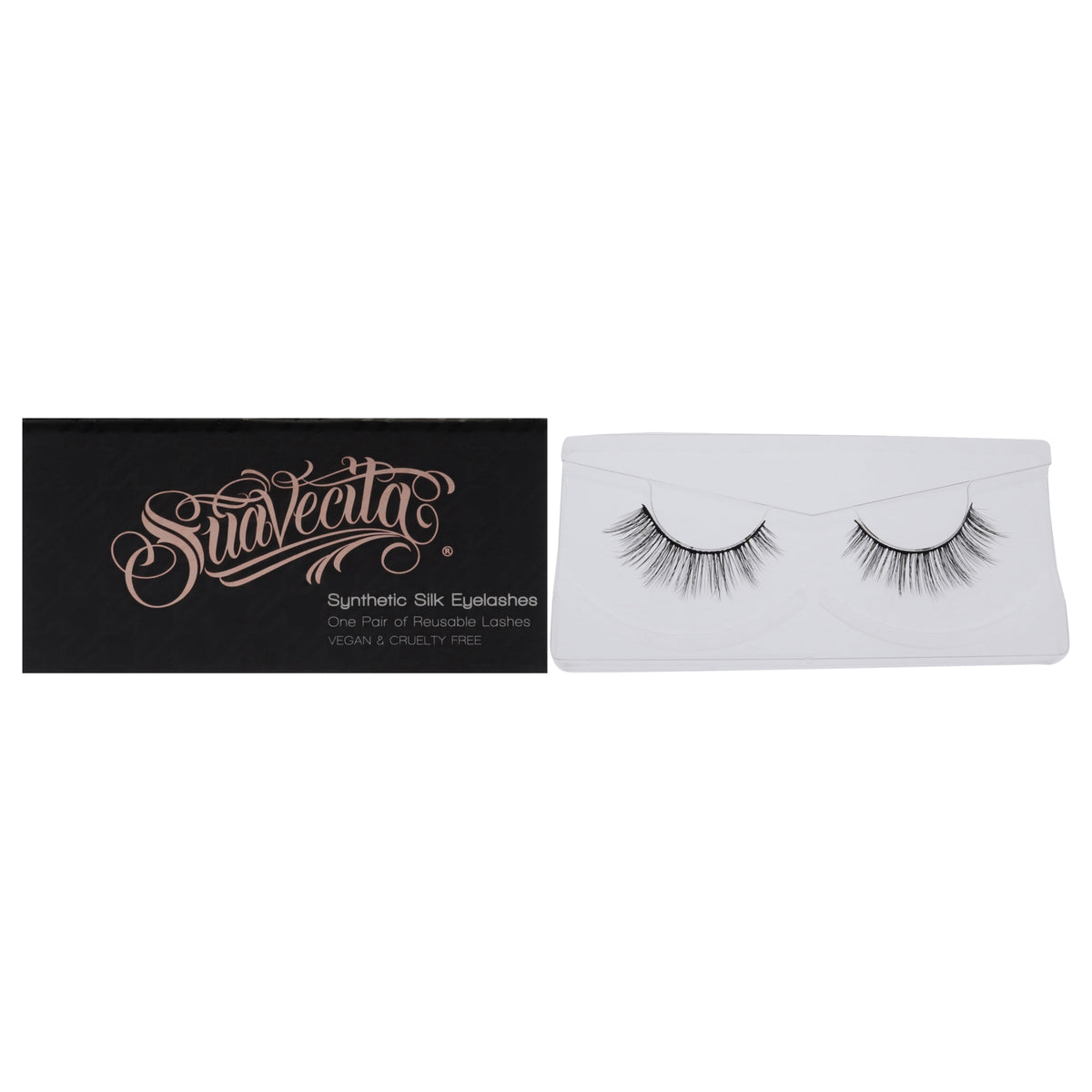 Synthetic Silk Lashes  Licorice by Suavecito for Women  1 Pair Eyelashes