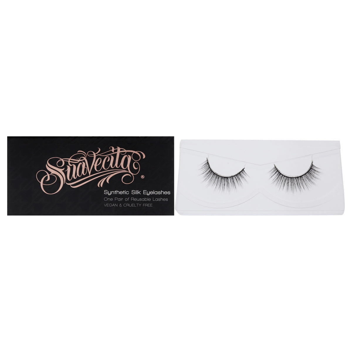 Synthetic Silk Lashes  Pan Dulce by Suavecito for Women  1 Pair Eyelashes