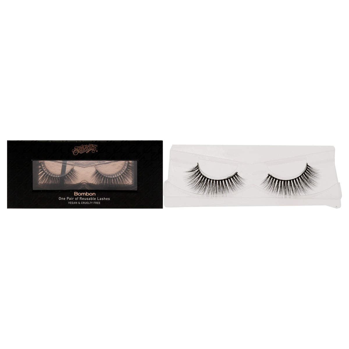 Synthetic Silk Lashes  Bombon by Suavecito for Women  1 Pair Eyelashes