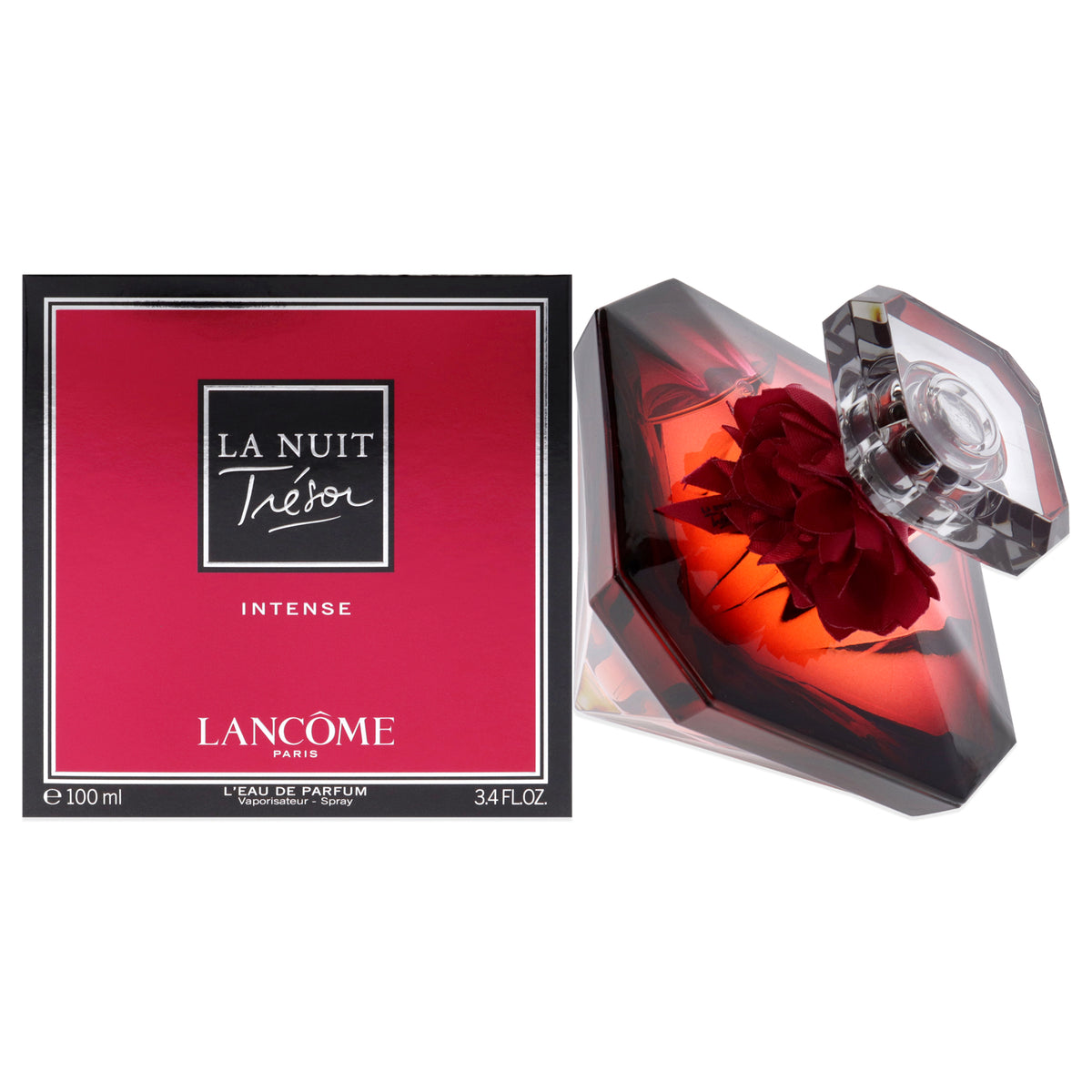 La Nuit Tresor Intense by Lancome for Women  34 oz EDP Spray