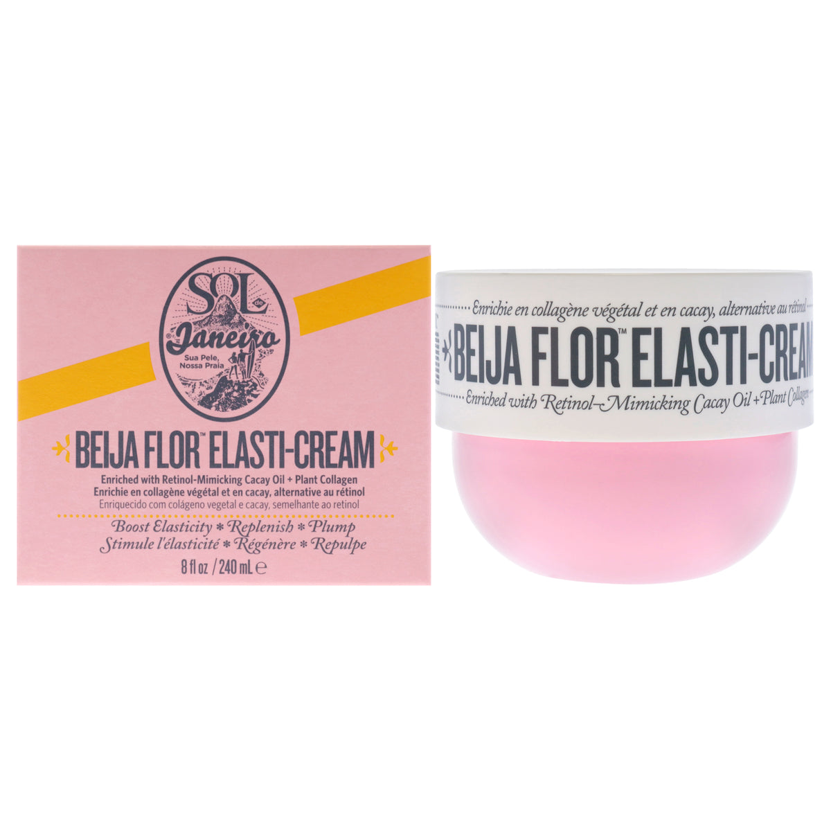 Beija Flor ElastiCream by Sol de Janeiro for Unisex  8 oz Cream