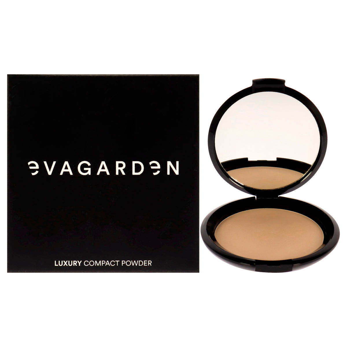 Luxury Compact Powder  884 Soft Pink by Evagarden for Women  035 oz Powder