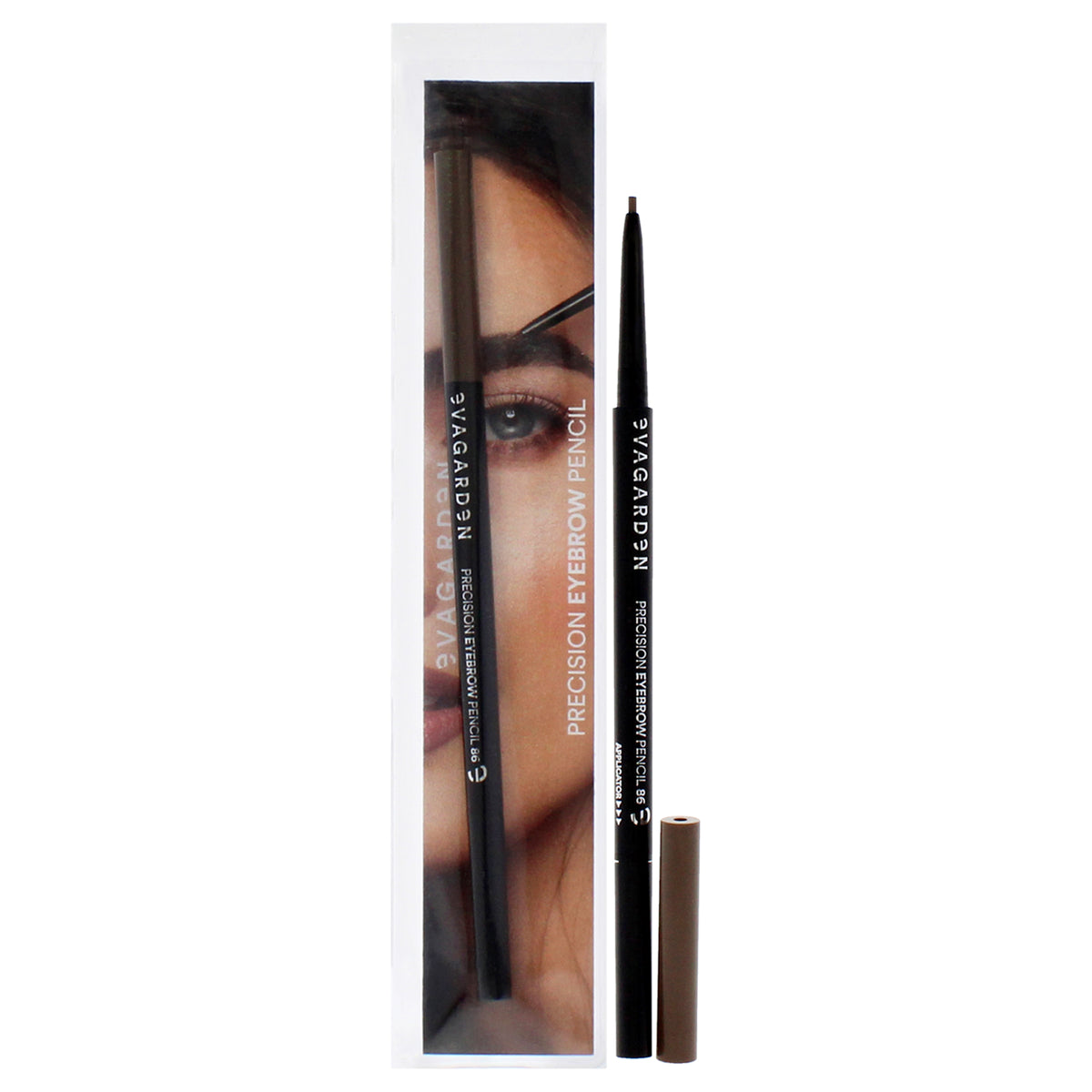 Precision Eyebrow Pencil  86 Medium by Evagarden for Women  0001 oz Eyebrow Pencil