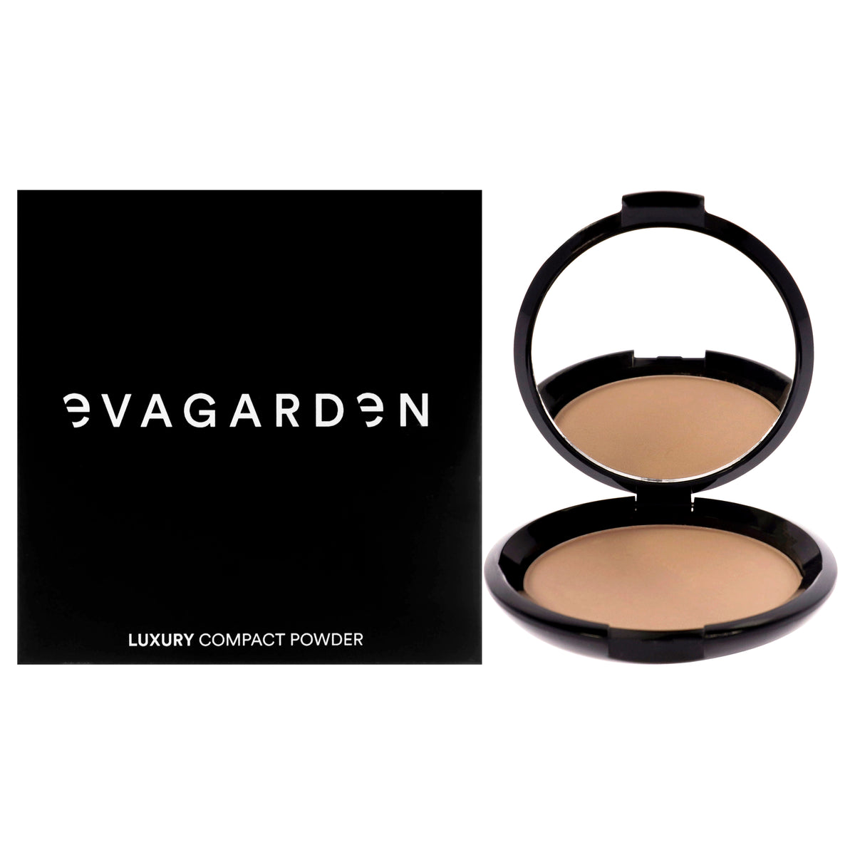 Luxury Compact Powder  886 Light by Evagarden for Women  035 oz Powder