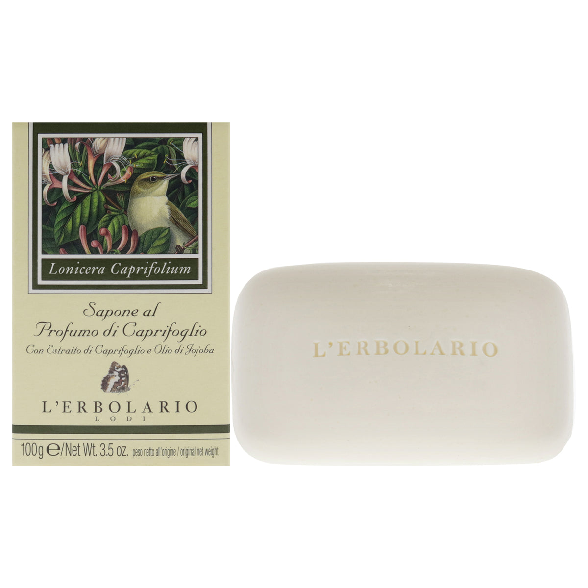 Honeysuckle Perfumed Soap by LErbolario for Unisex  35 oz Soap