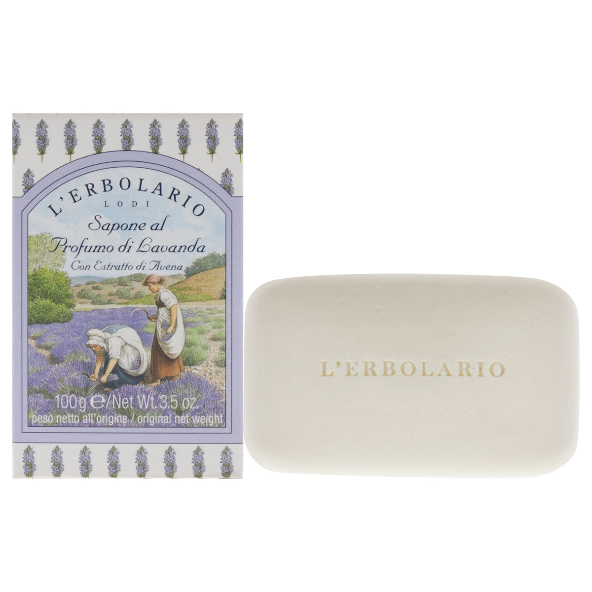 Lavender Perfumed Soap by LErbolario for Unisex  35 oz Soap