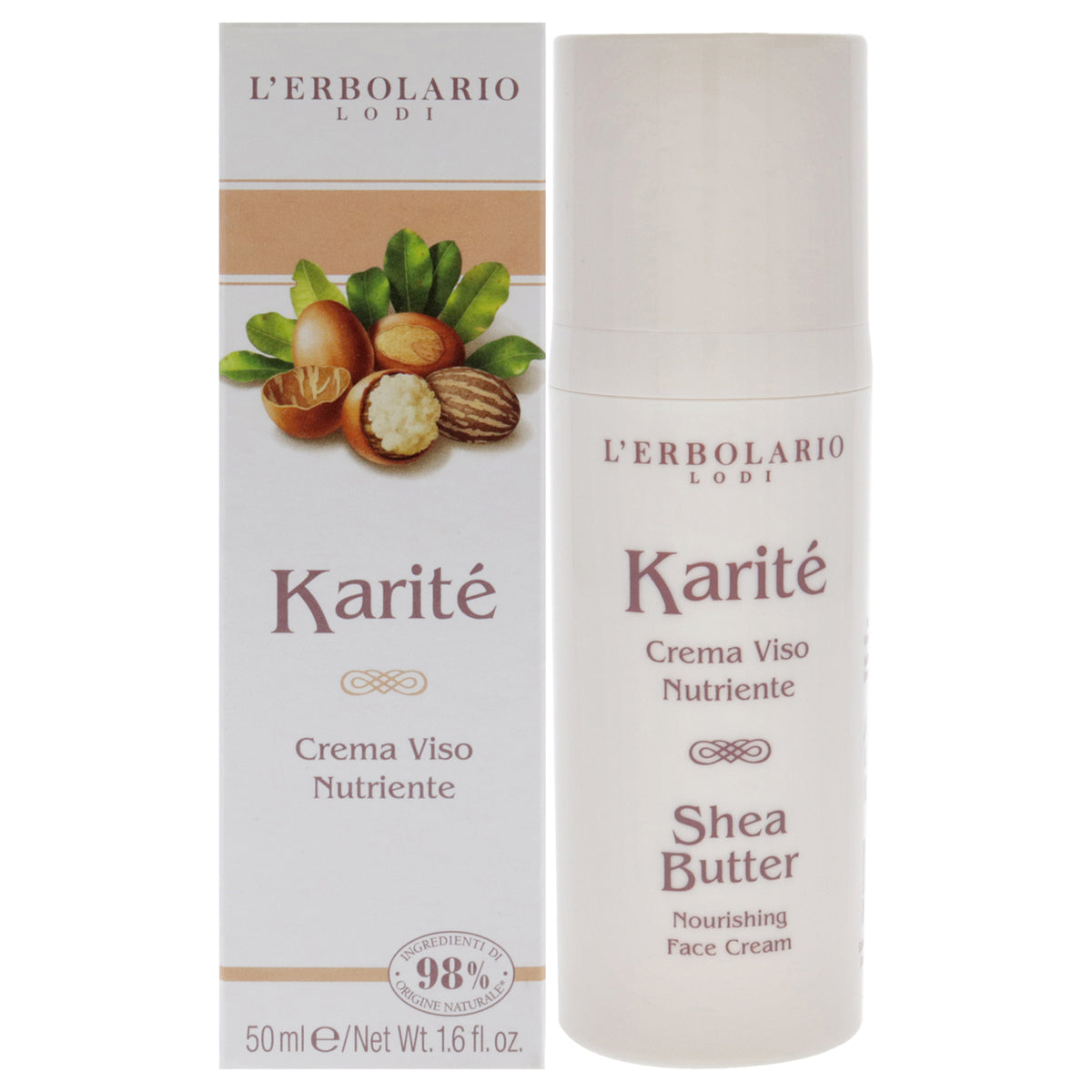 Shea Butter Nourishing Face Cream by LErbolario for Unisex  16 oz Cream