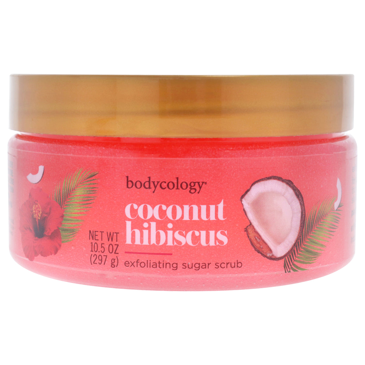 Coconut Hibiscus Exfoliating Sugar Scrub by Bodycology for Women  105 oz Scrub