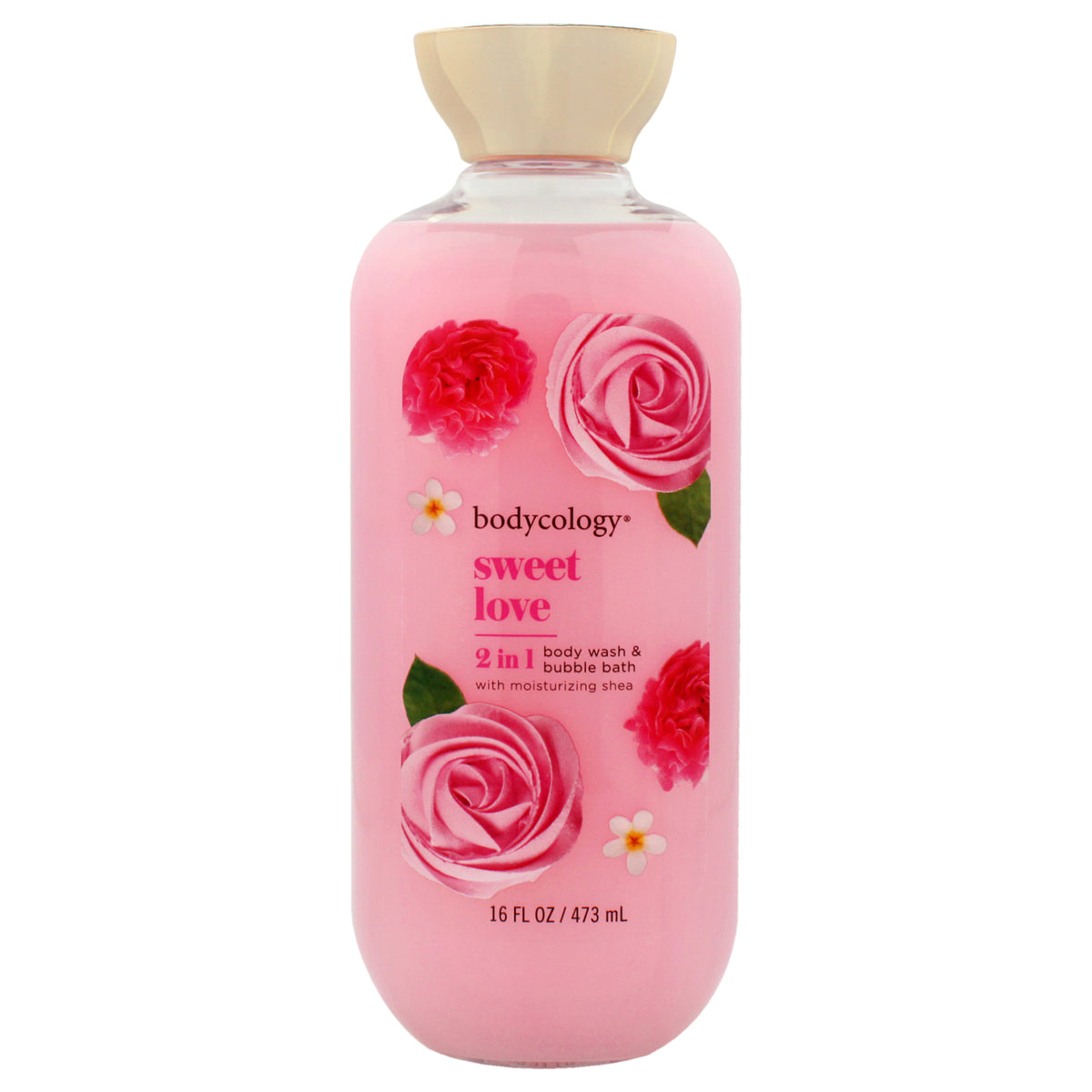 2 in 1 Body Wash and Bubble Bath  Sweet Love by Bodycology for Women  16 oz Body Wash