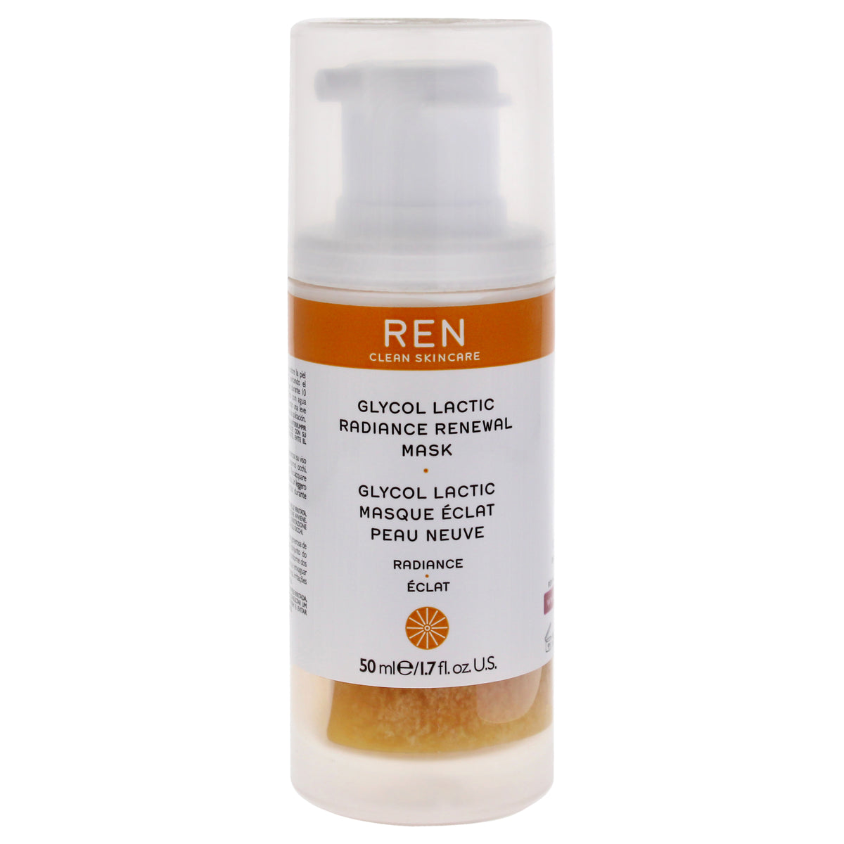 Glycol Lactic Radiance Renewal Mask by REN for Unisex  17 oz Mask Tester