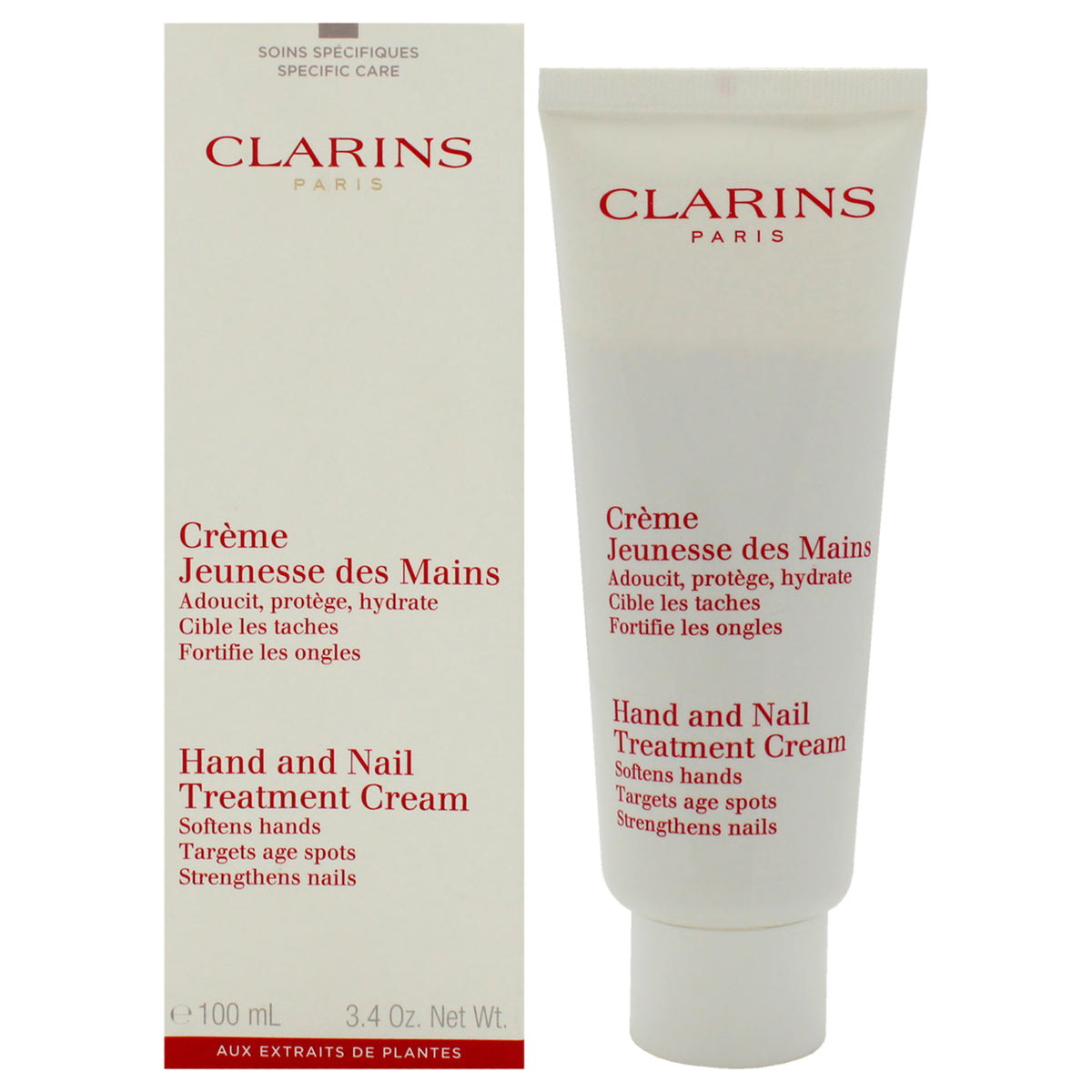 Hand and Nail Treatment Cream by Clarins for Unisex  34 oz Cream Tester