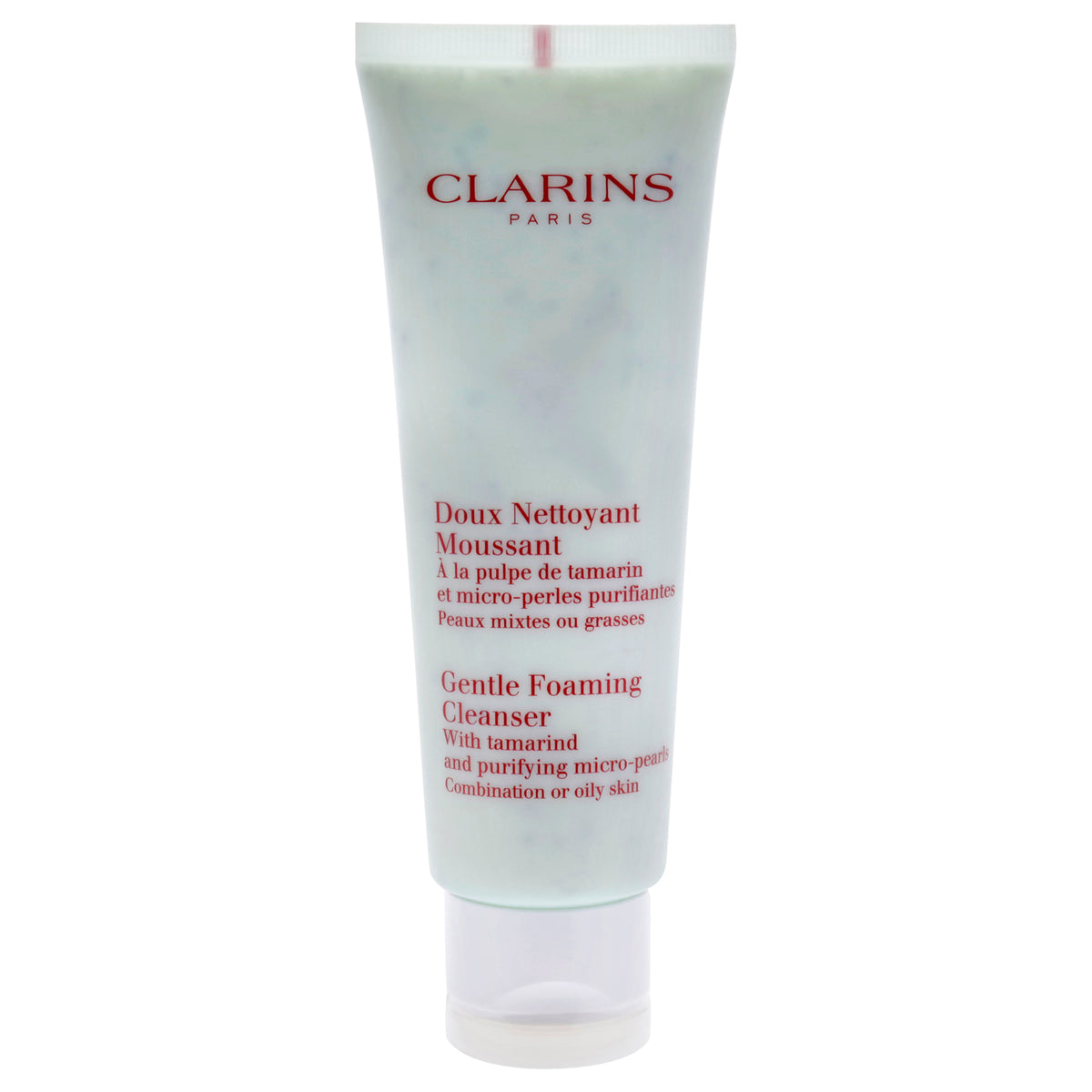 Gentle Foaming Cleanser With Tamarind and Purifying Micro Pearls by Clarins for Unisex  44 oz Cleanser Tester