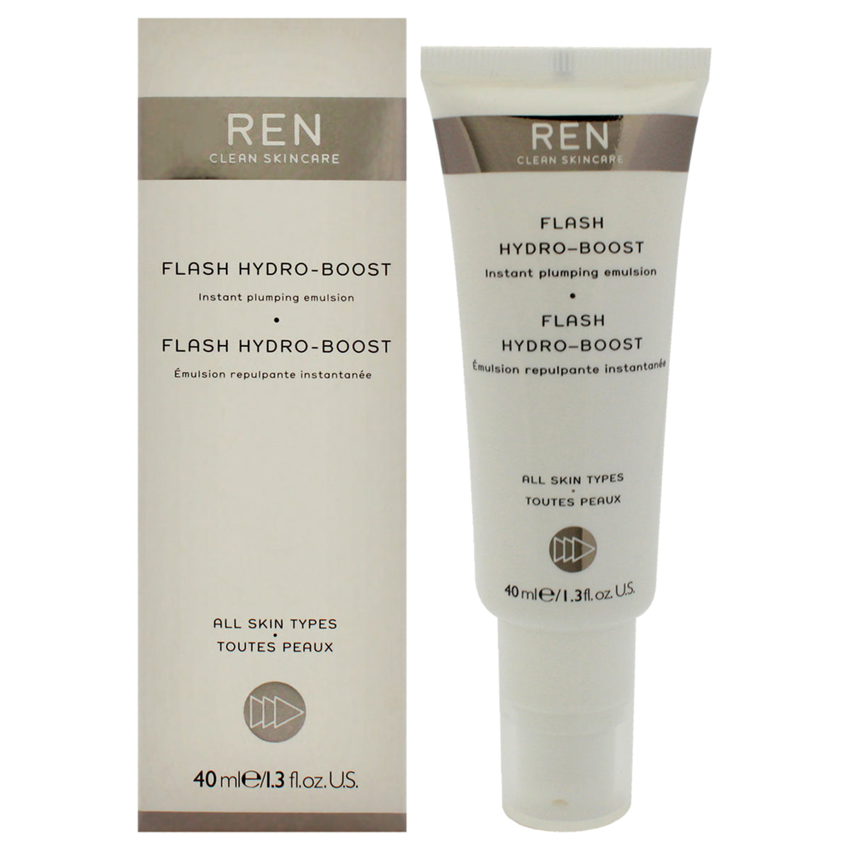 Flash HydroBoost Instant Plumping Emulsion by REN for Unisex  13 oz Emulsion Tester