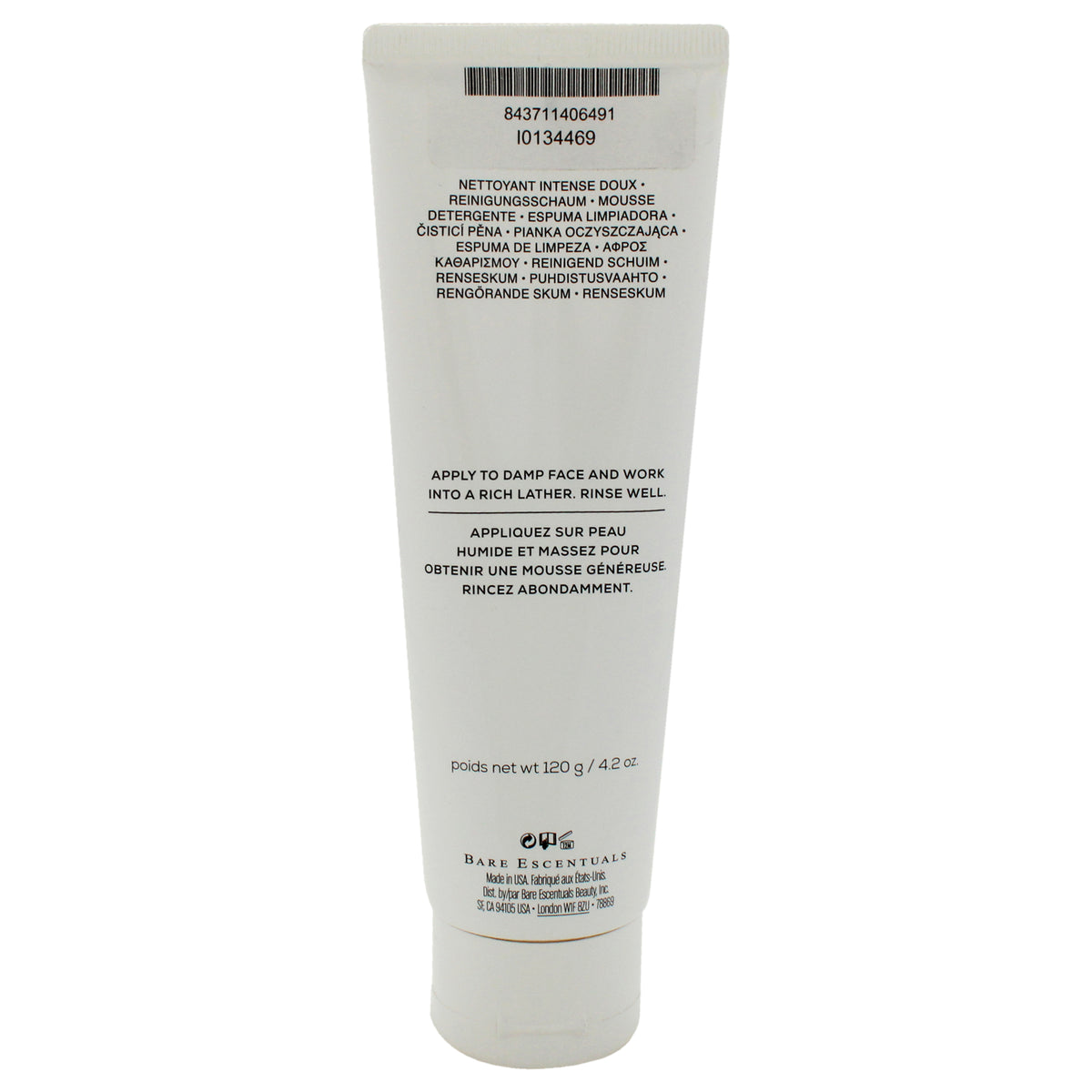 Pure Plush Gentle Deep Cleansing Foam by bareMinerals for Unisex  42 oz Cleanser Tester