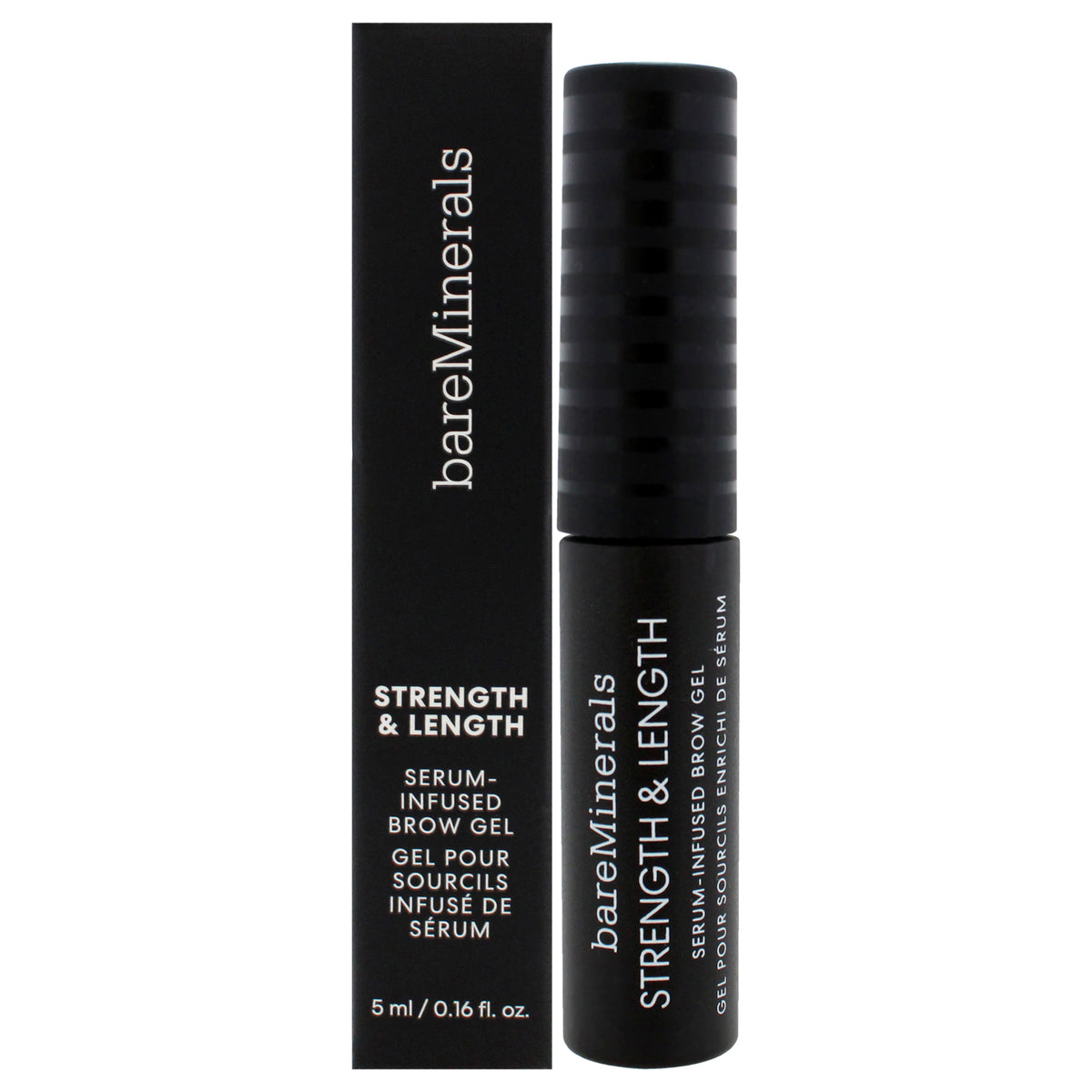 Strength and Length SerumInfused Brow Gel  Chestnut by bareMinerals for Women  016 oz Eyebrow Gel