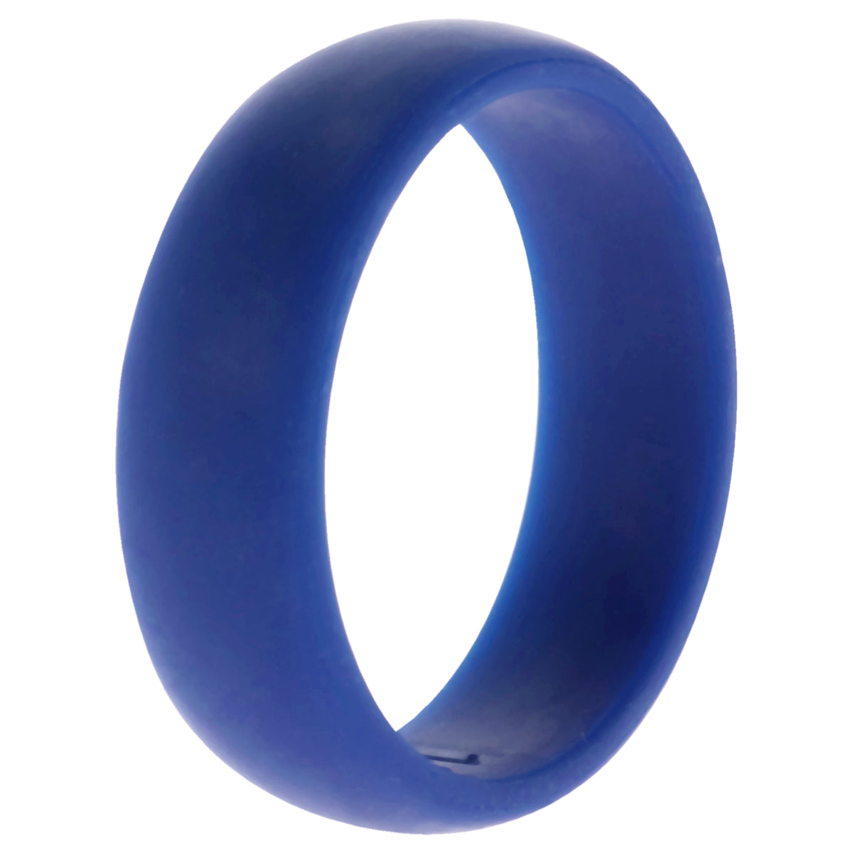 Silicone Wedding Ring Dome Style  Blue by ROQ for Men  16 mm Ring