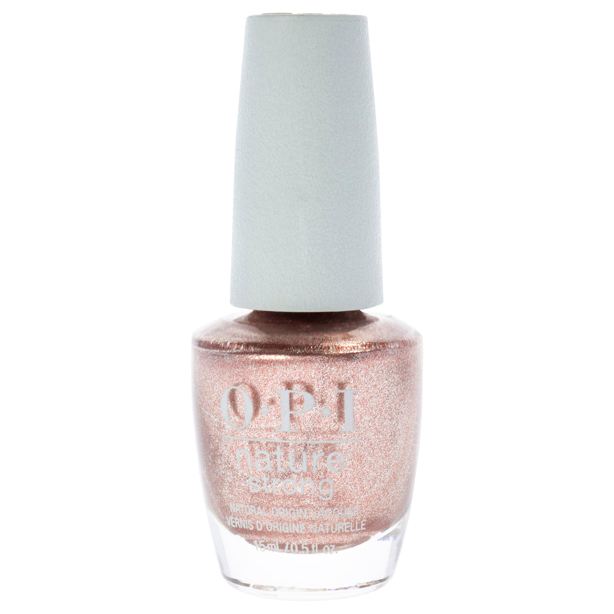 Nature Strong Nail Lacquer  Intentions are Rose Gold by OPI for Women  05 oz Nail Polish