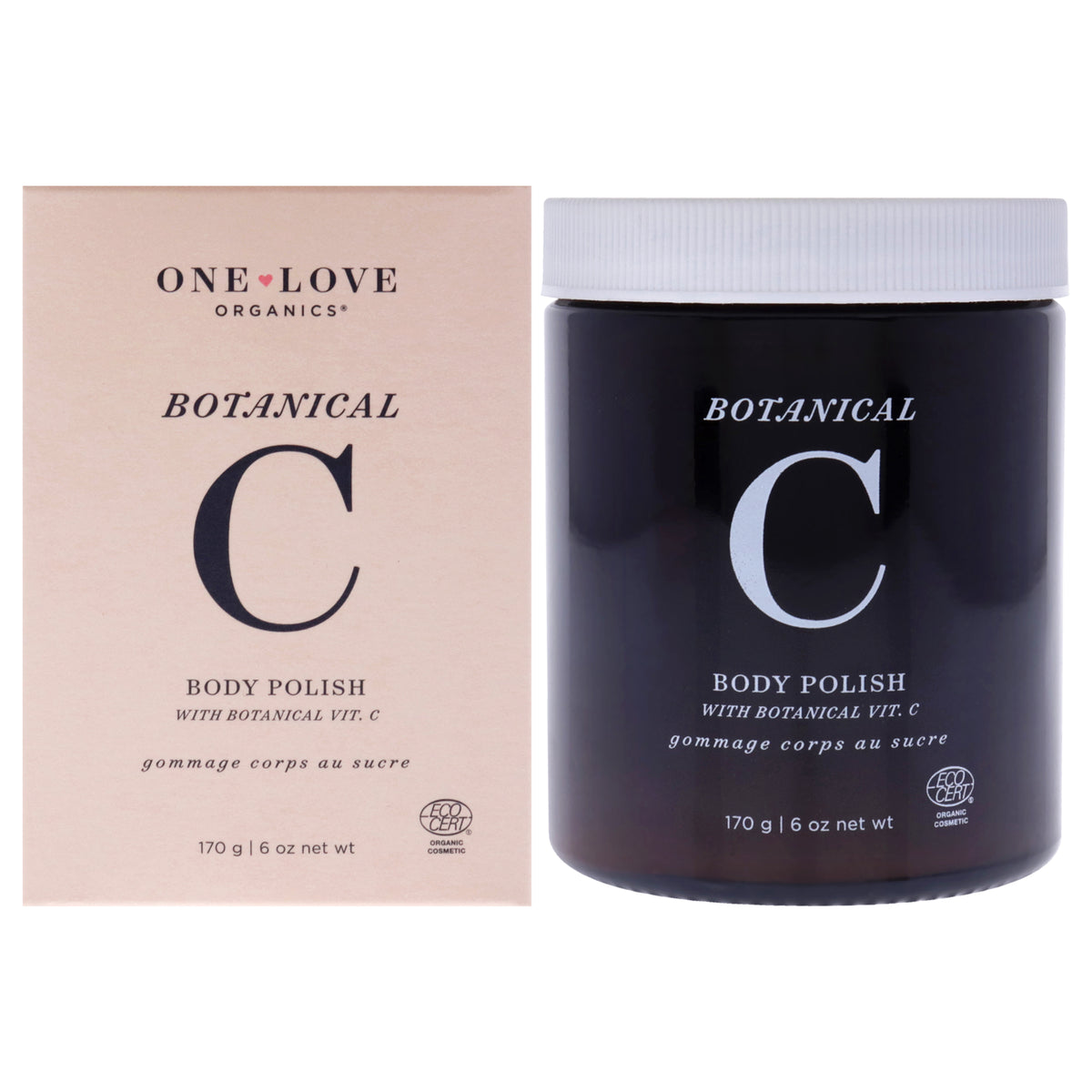 One Love Organics Botanical C Body Polish by One Love Organics for Women  6 oz Exfoliator