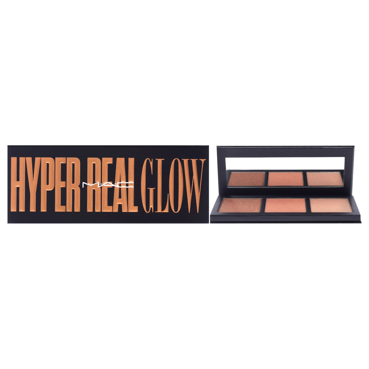 Hyper Real Glow Palette  Shimmy Peach by MAC for Women  015 oz Highlighter