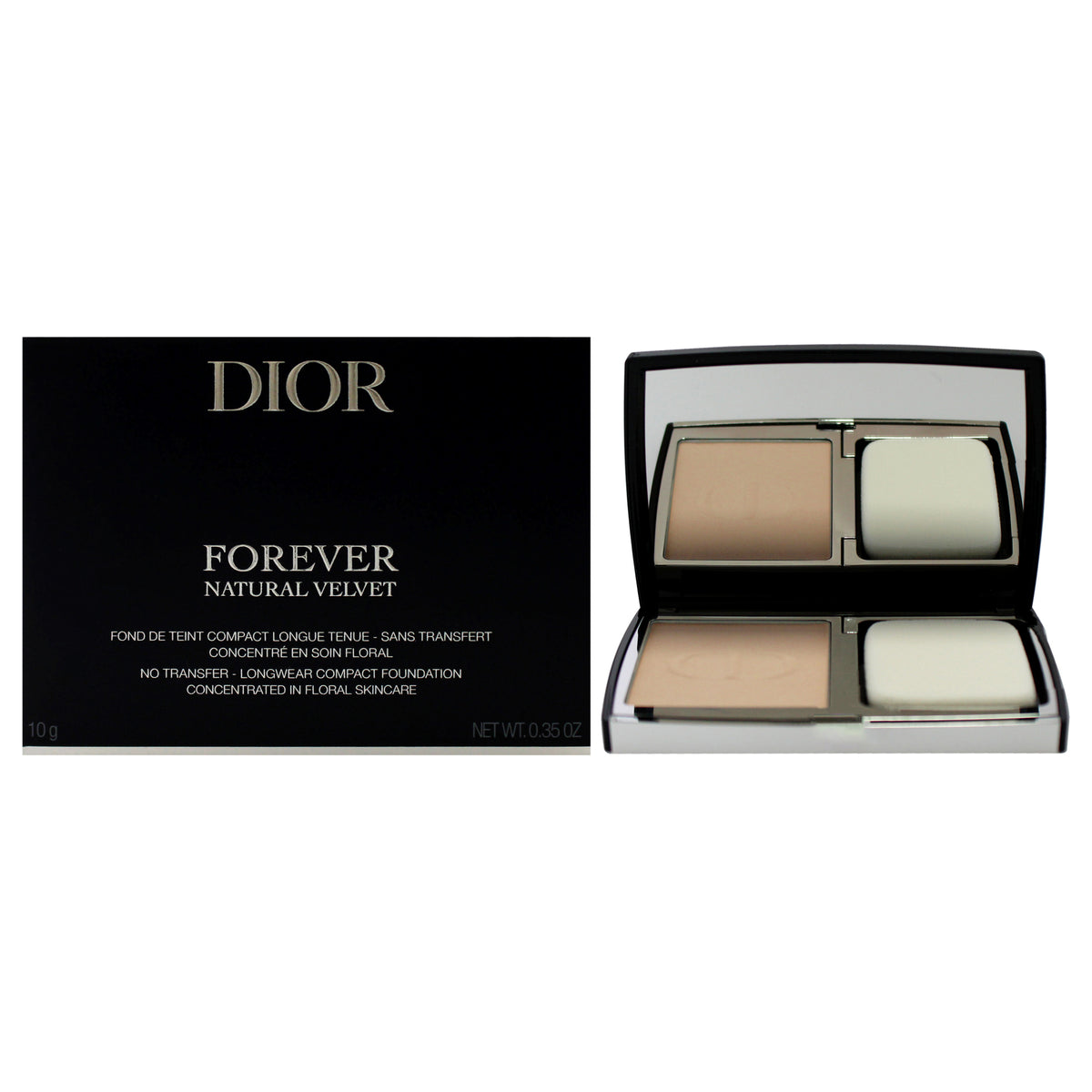 Dior Forever Natural Velvet  1N Neutral by Christian Dior for Women  035 oz Foundation