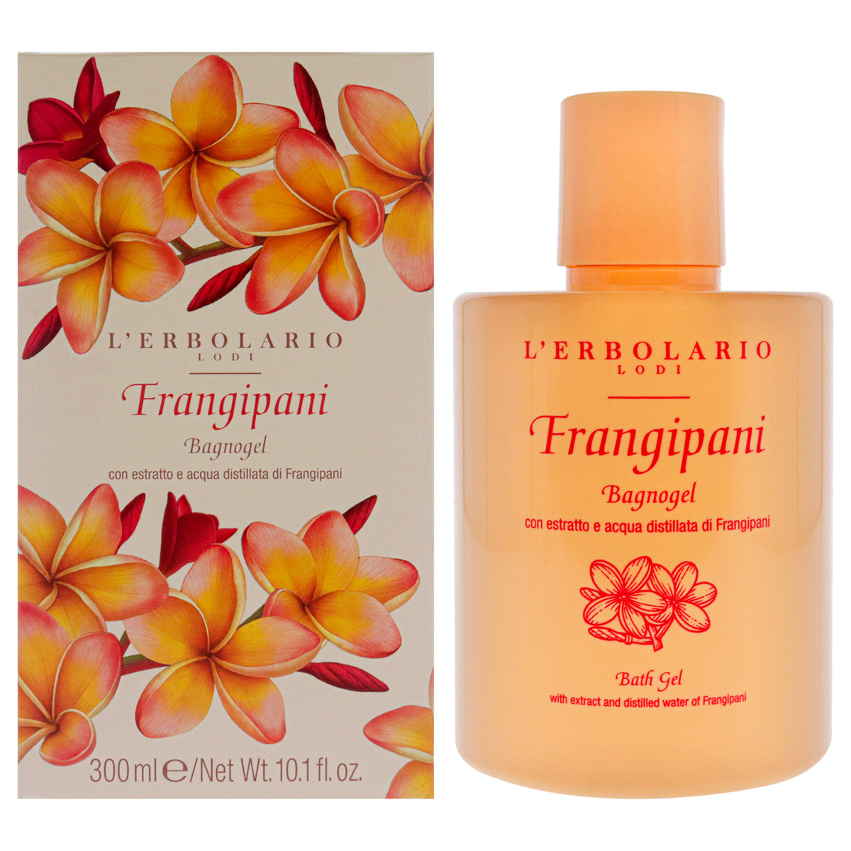 Bath Gel  Frangipani by LErbolario for Women  101 oz Shower Gel