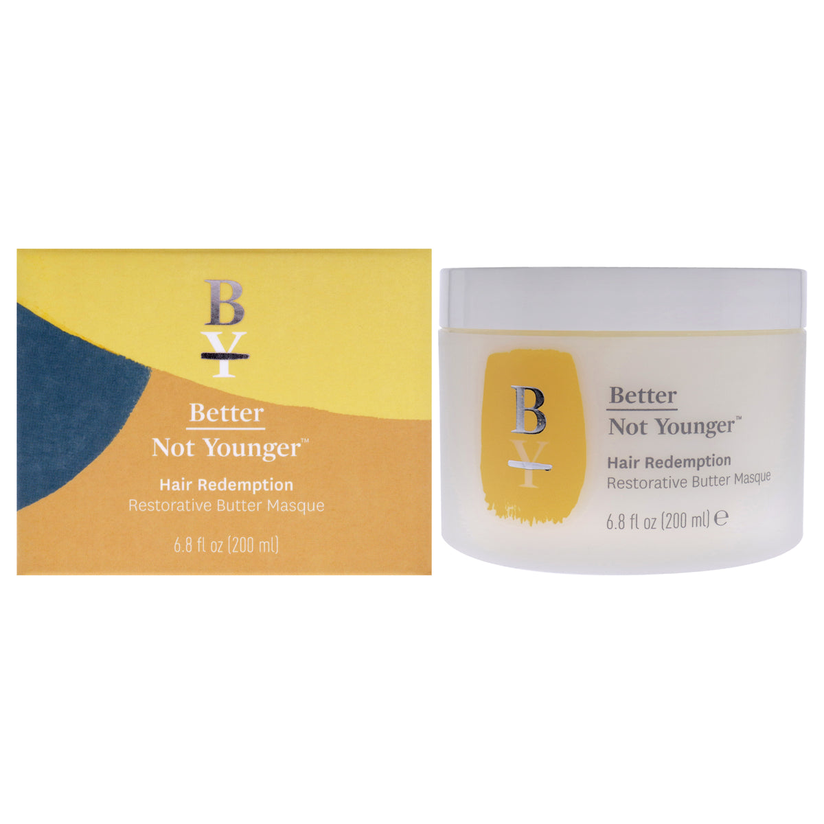 Hair Redemption Restorative Butter Masque by Better Not Younger for Unisex  68 oz Masque