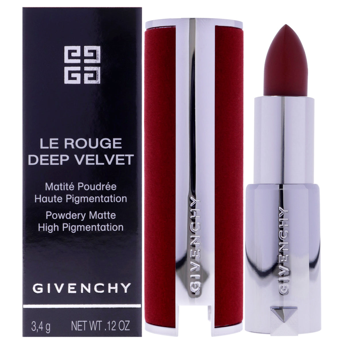 Le Rouge Deep Velvet Matte Lipstick  37 Rouge by Givenchy for Women  012 oz Lipstick